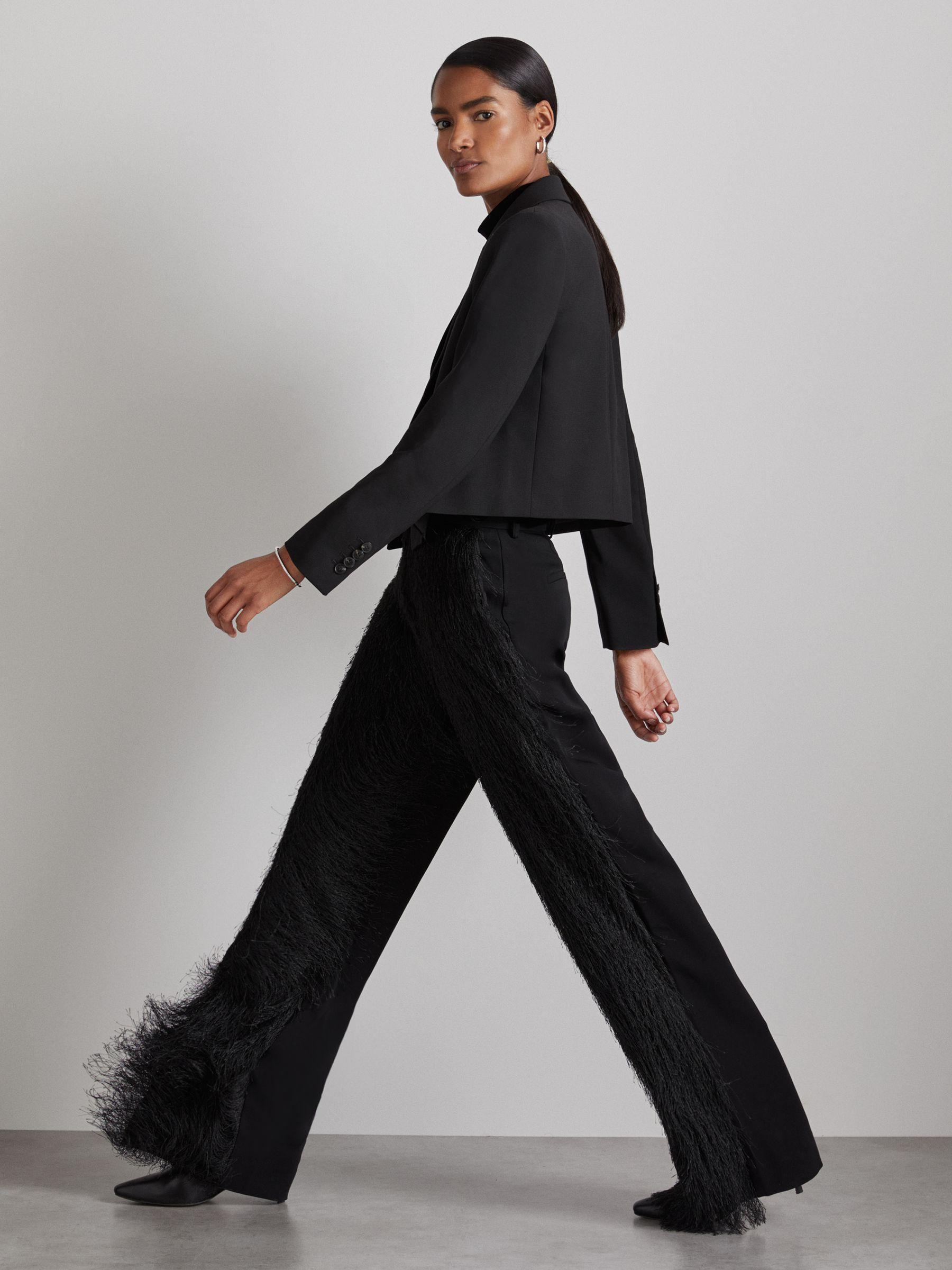 Atelier Cropped Blazer in Black Product Image