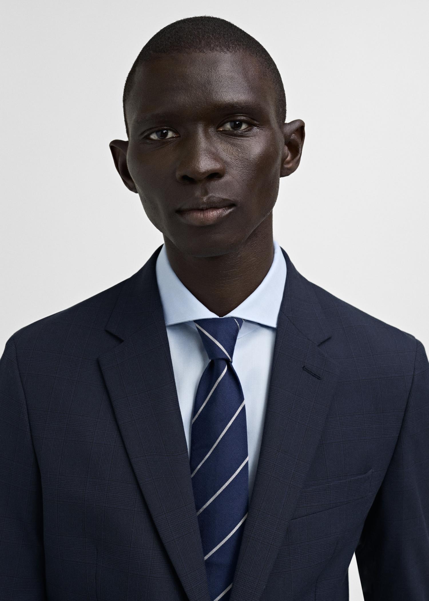 Milan slim-fit suit blazer - Men | MANGO USA Product Image