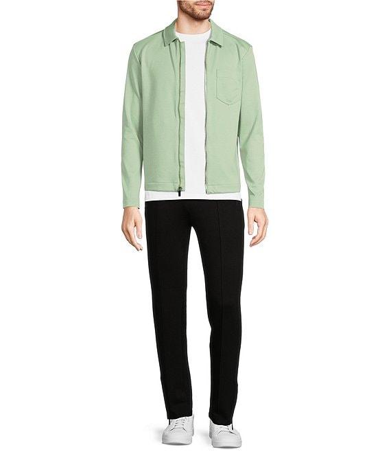 Murano Liquid Luxury Slim Fit Knit Shirt Jacket Product Image