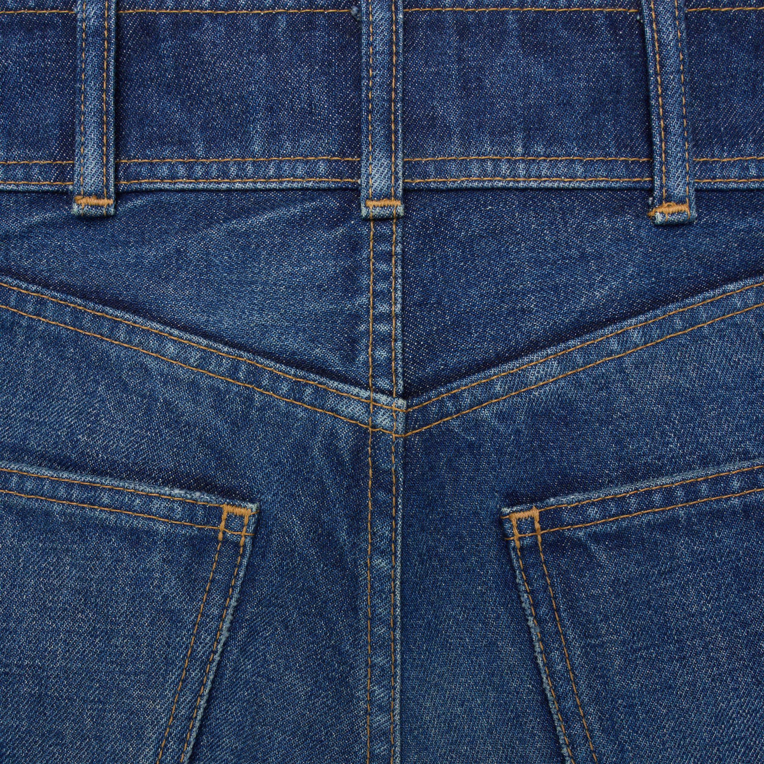 kitty shorts in dark union wash denim Product Image