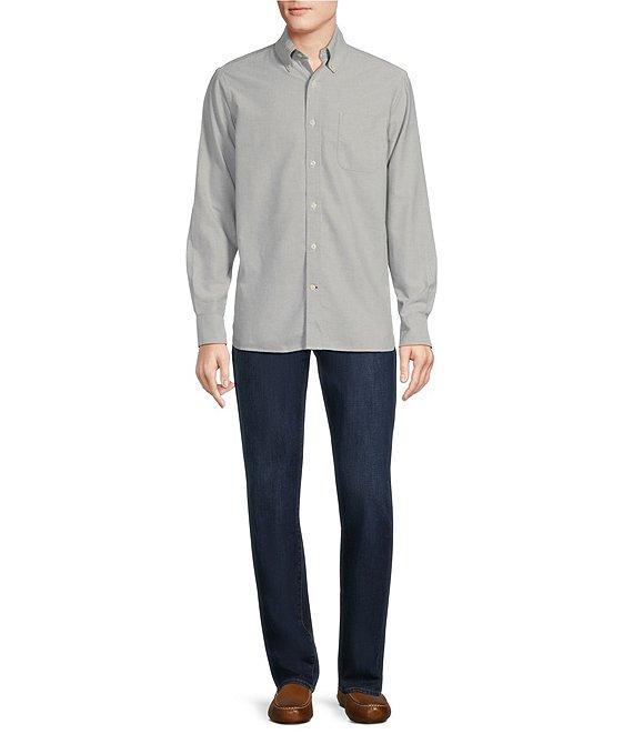 Cremieux Blue Label Classic Fit Faded Oxford Long Sleeve Woven Shirt Product Image