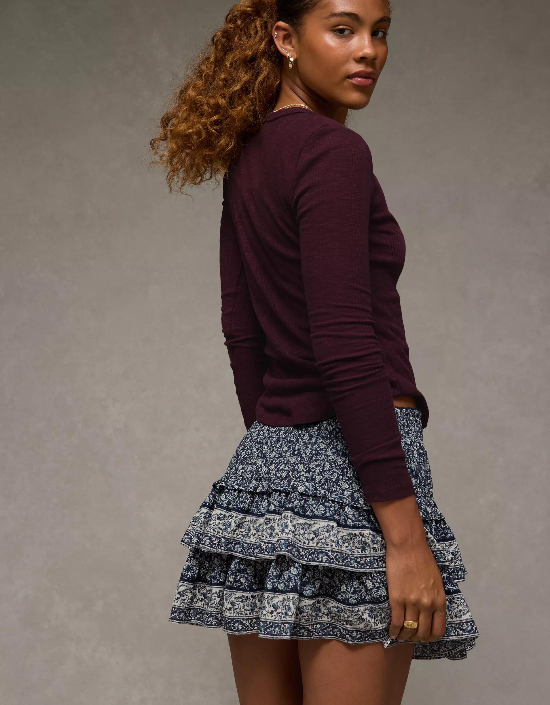 AE High Rise Mini Skirt Product Image