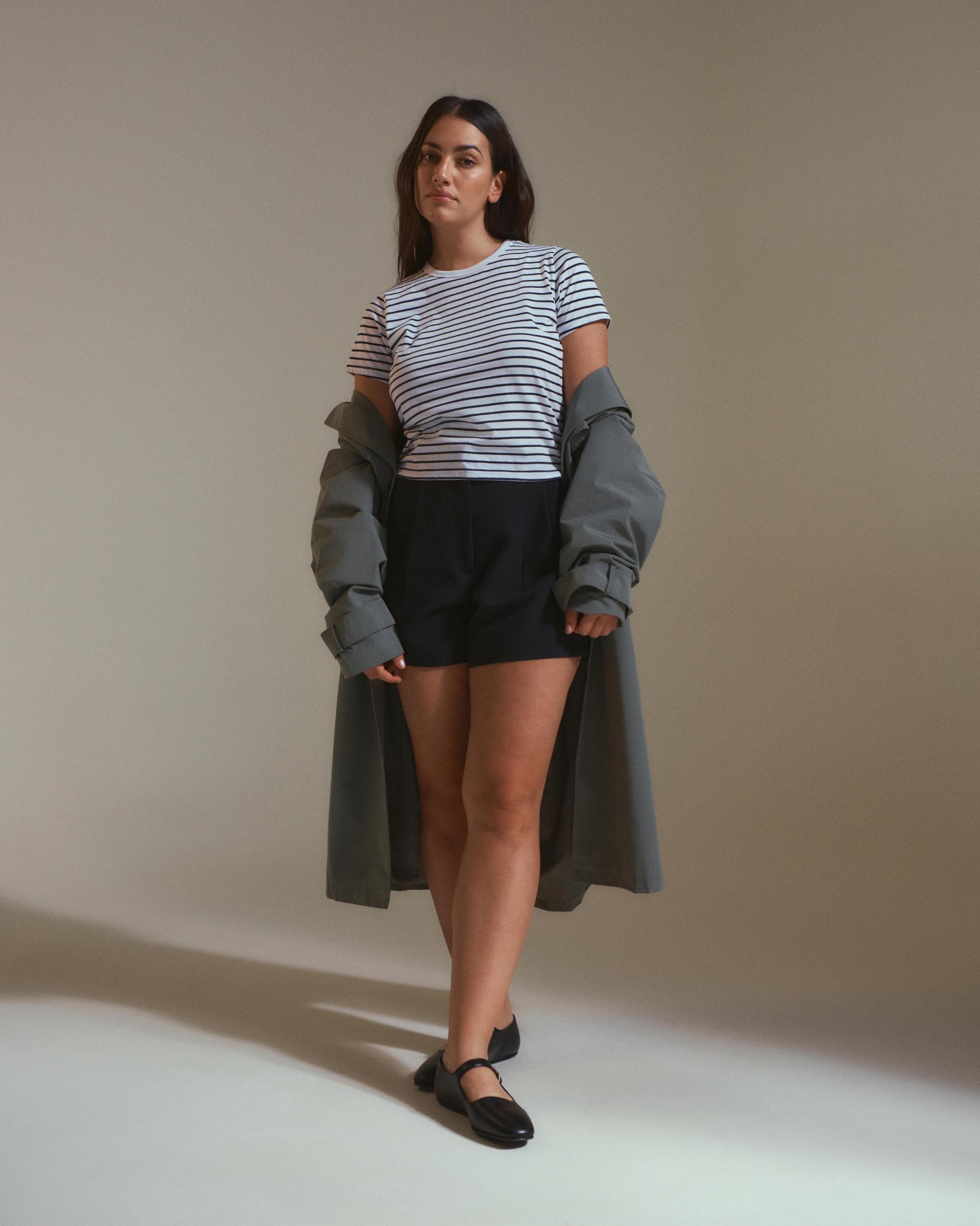 Essential Polished Body-Skimming Tee Product Image