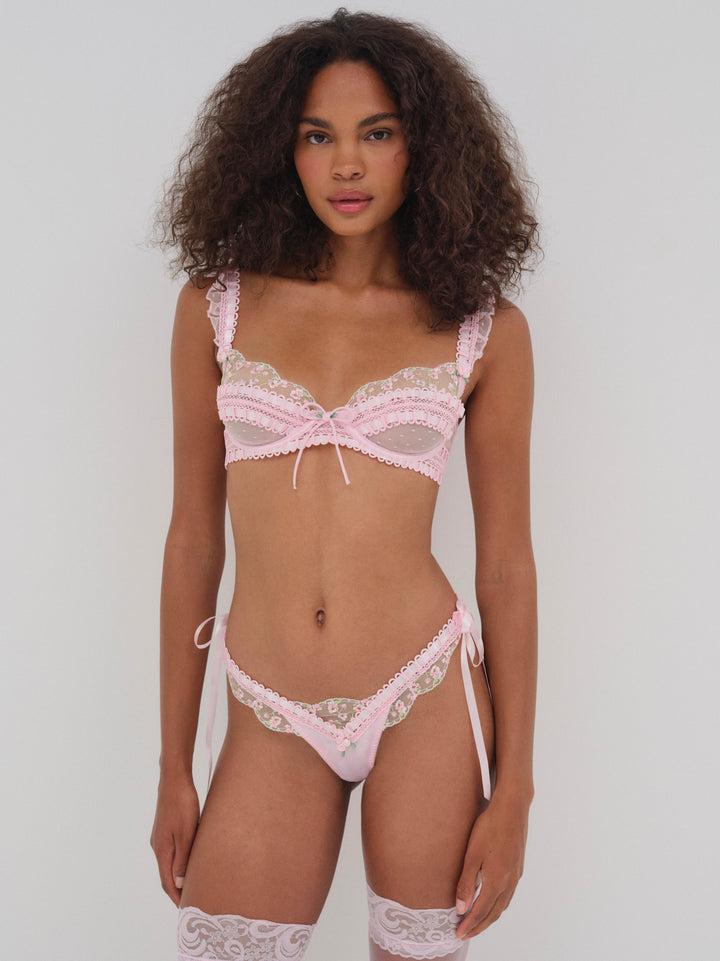 Pinkaboo Underwire Bra — Pink Product Image