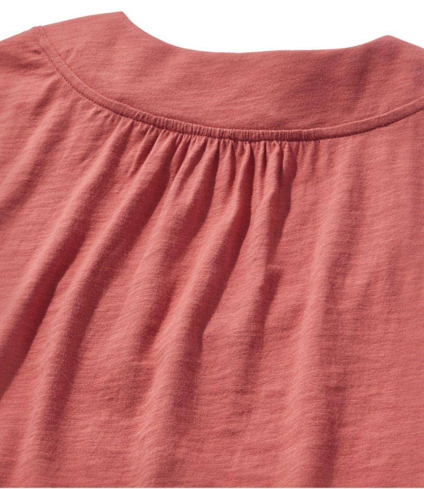 Women's Organic Cotton Tee, V-Neck Cap-Sleeve Product Image