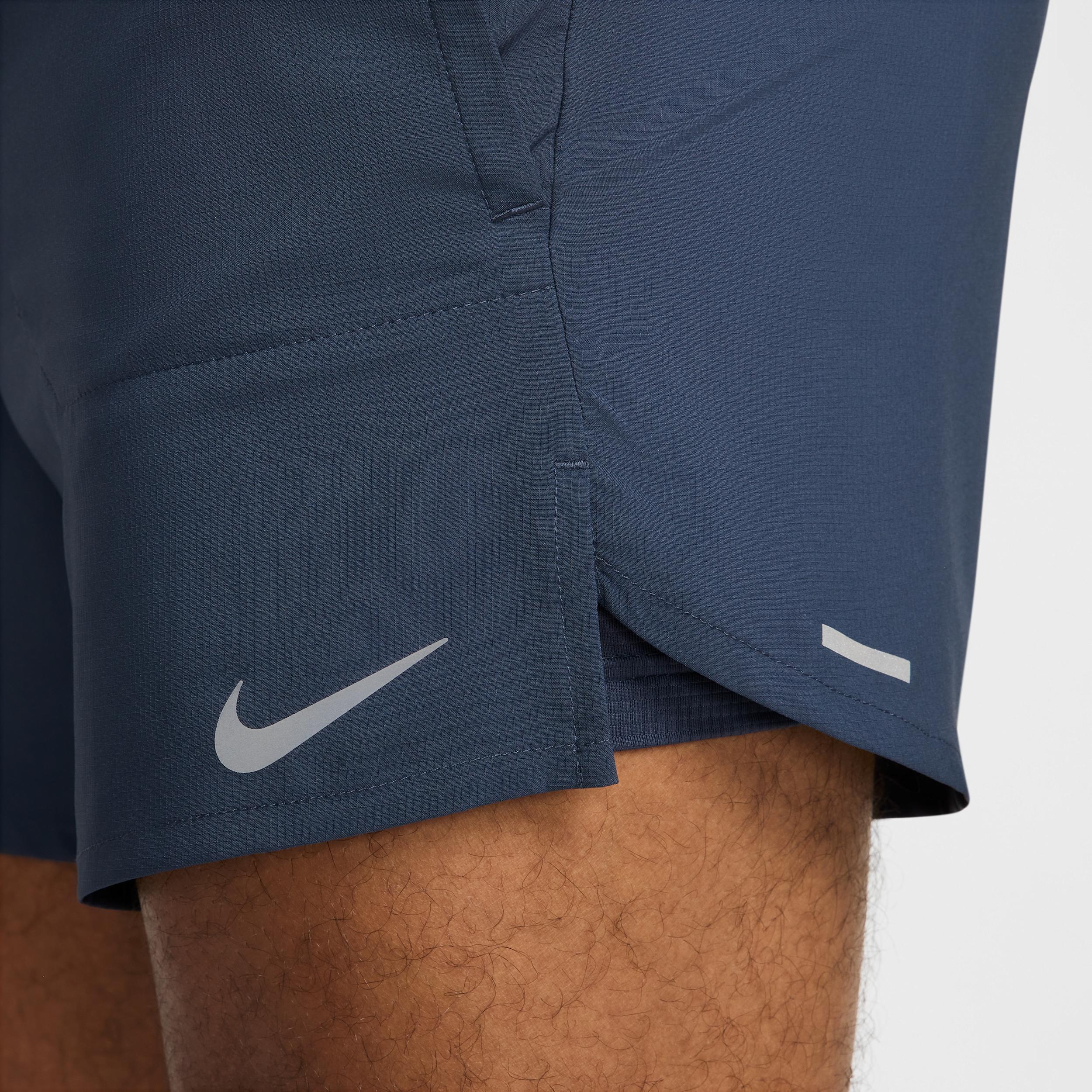 Nike Mens Stride Dri-FIT 5 2-in-1 Running Shorts | FN2992-437 Product Image