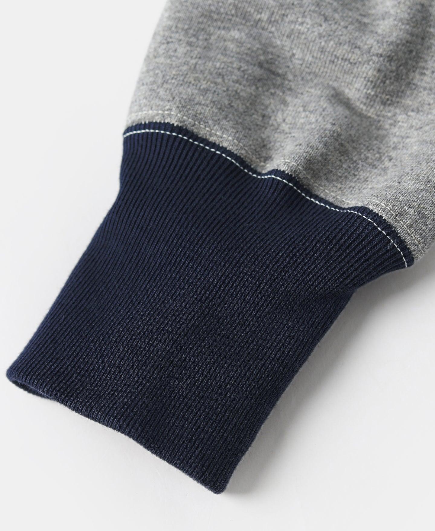 Two-Tone Double V Gusset Hooded Sweatshirt Product Image