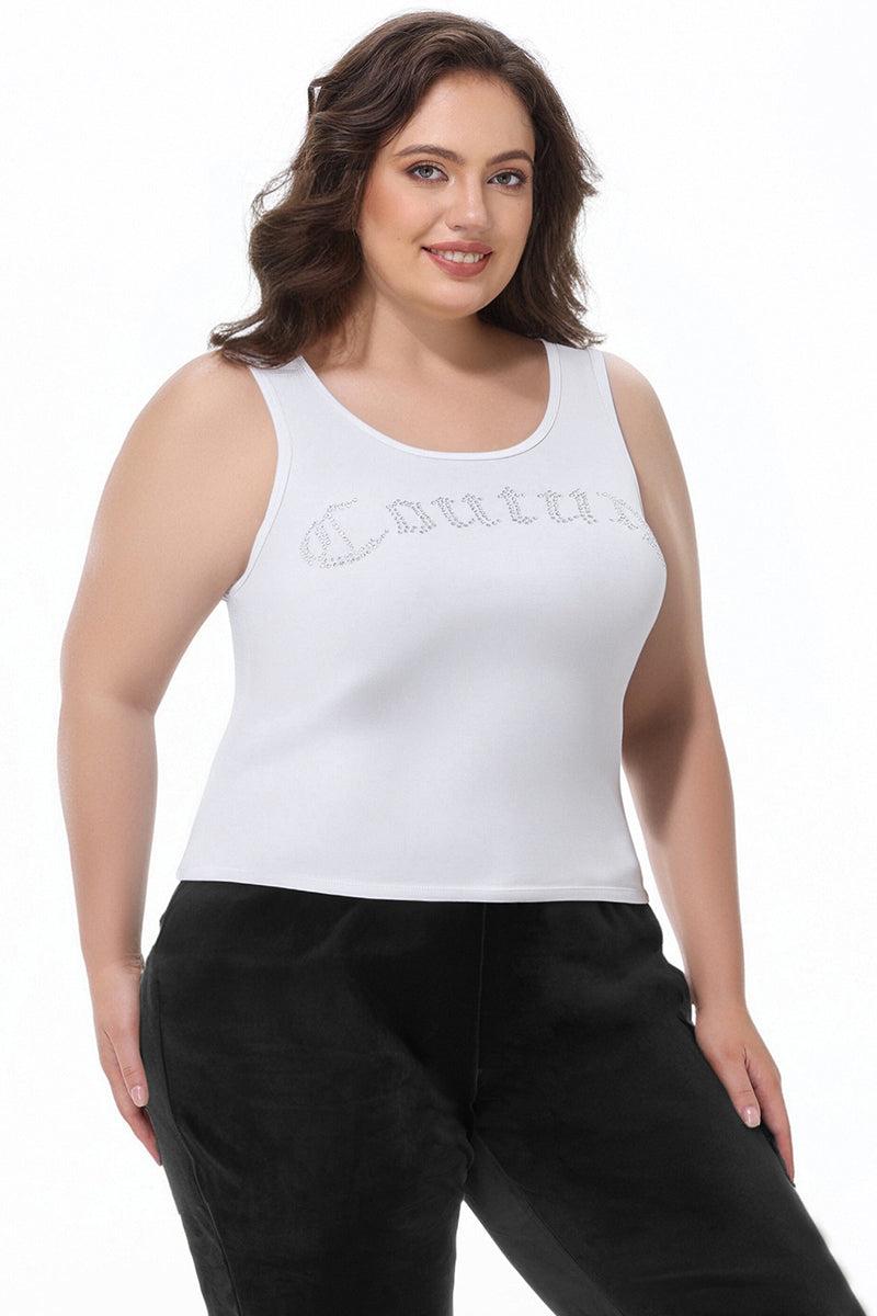 Plus-Size Big Bling Couture Tank Top Product Image
