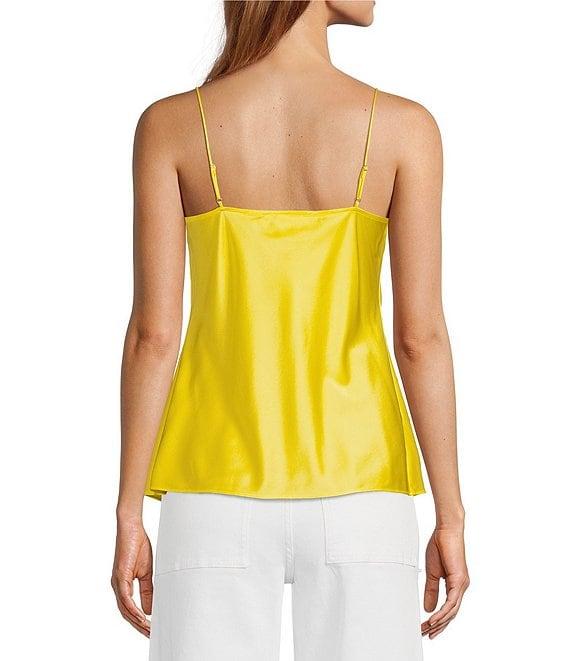 Antonio Melani Lila Silk Charmeuse Scoop Neck Sleeveless Blouse Product Image