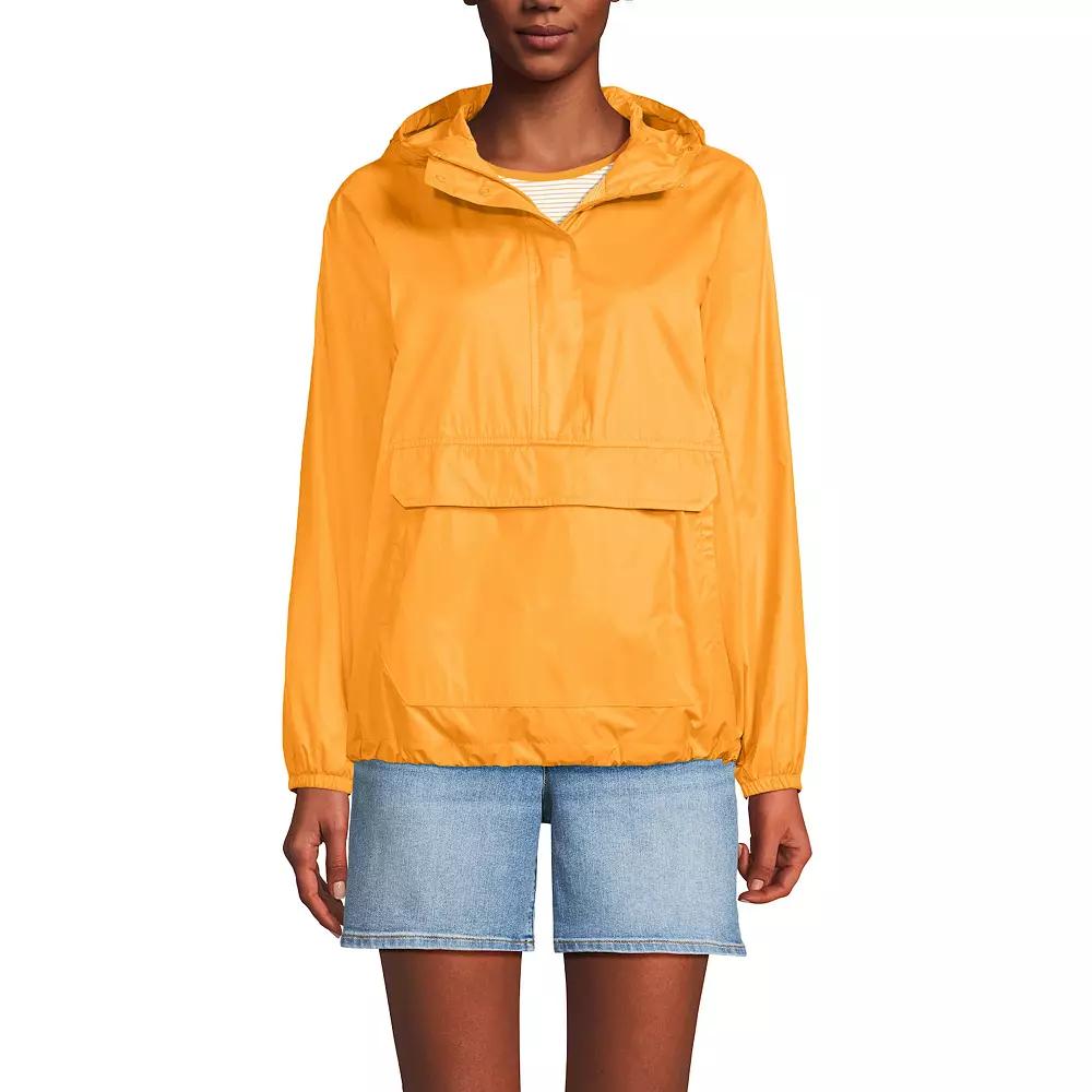 Women's Lands' End Packable Anorak Windbreaker,  Product Image