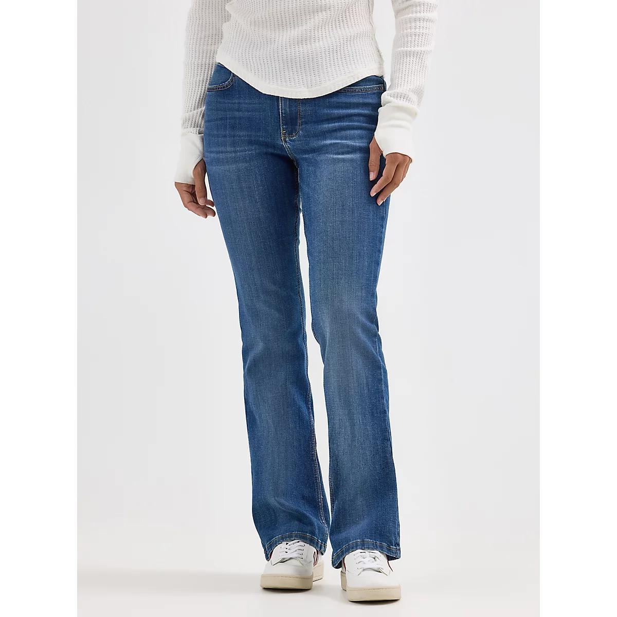 Women's Wrangler® High Rise Bold Boot Jean in Hudson Product Image
