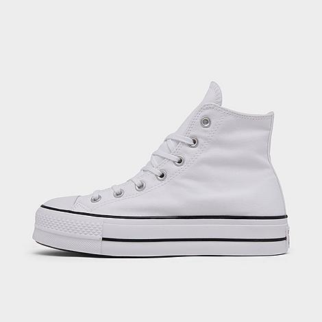 Converse Womens Converse All Star Platform Hi - Womens Shoes Black/White Product Image