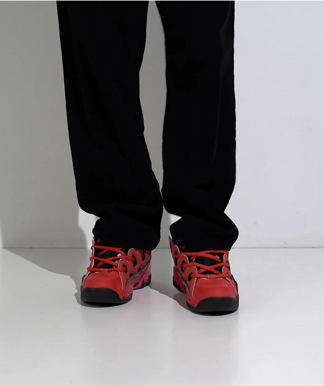 Osiris D3 2001 Red, Grey & Black Skate Shoes Product Image