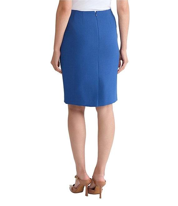 Kasper Stretch Crepe Slim Knee Length Skirt Product Image