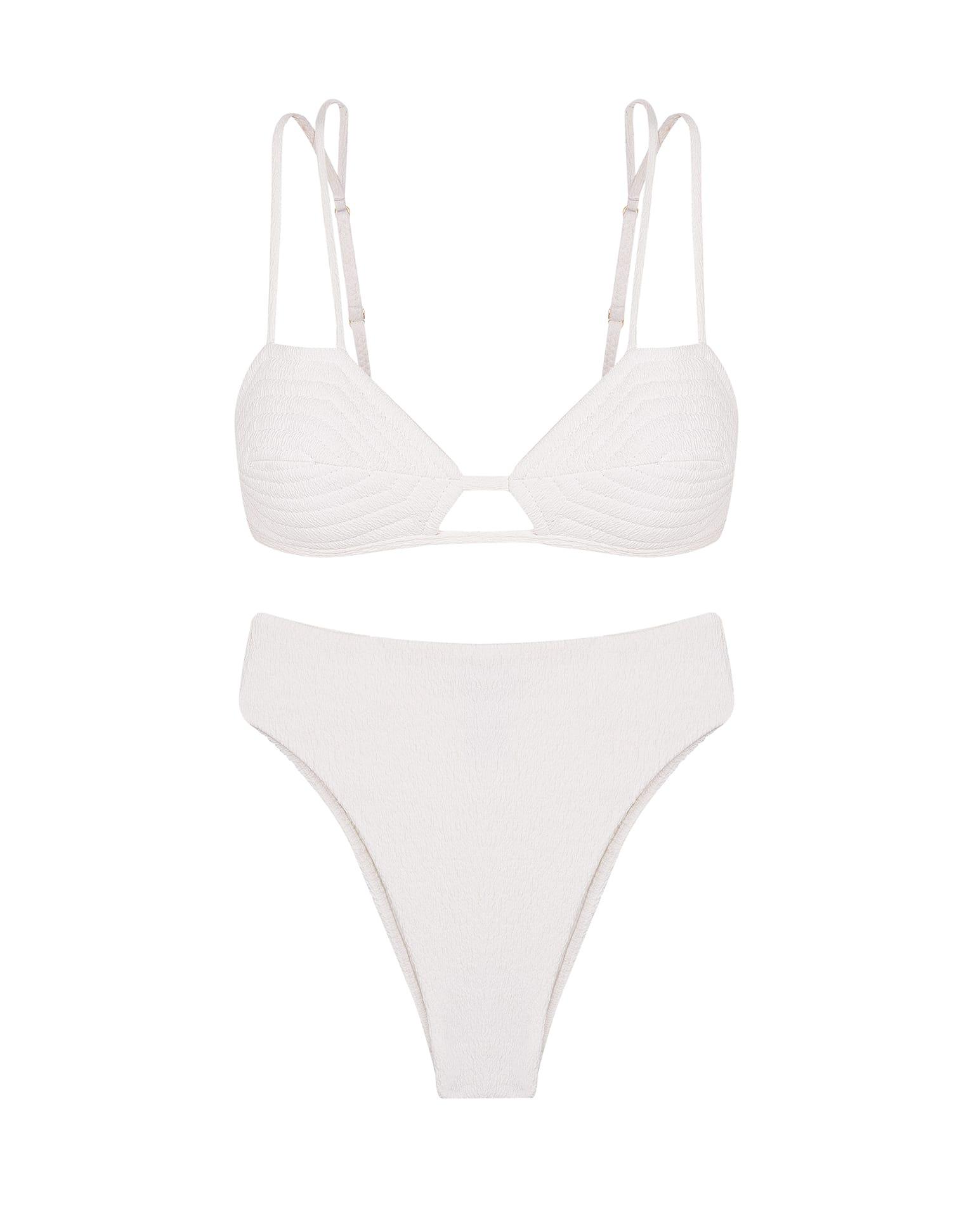 Firenze Gigi Hot Pant Bottom - White Product Image