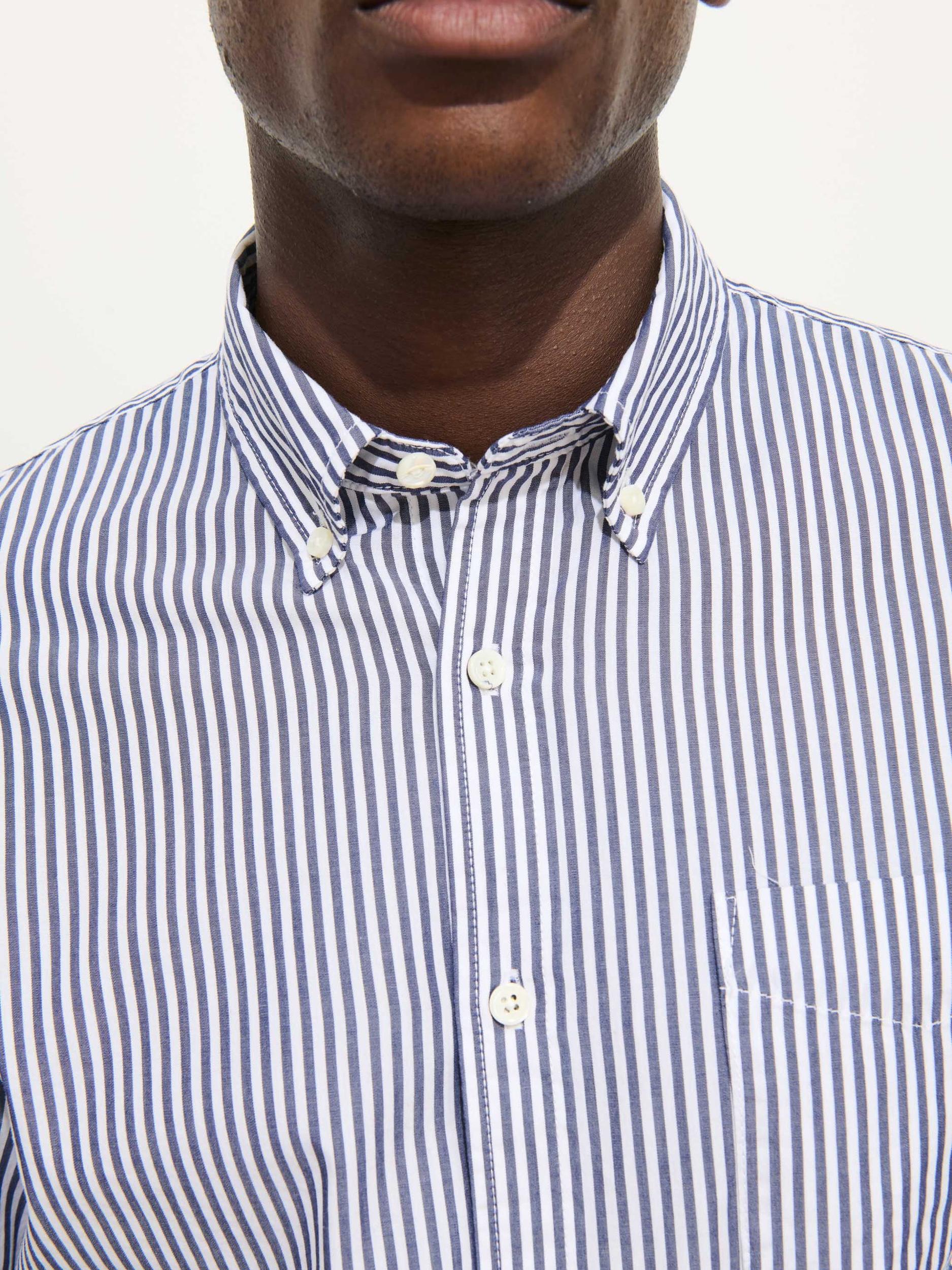 Mill Shirt In Stripe Portuguese Poplin Product Image