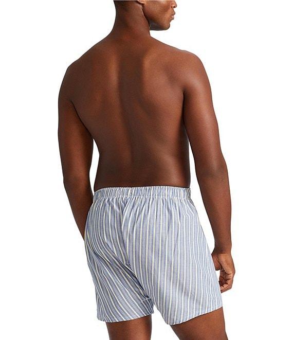 Polo Ralph Lauren Big & Tall Classic-Fit Cotton Woven Assorted Boxers 3-Pack Product Image