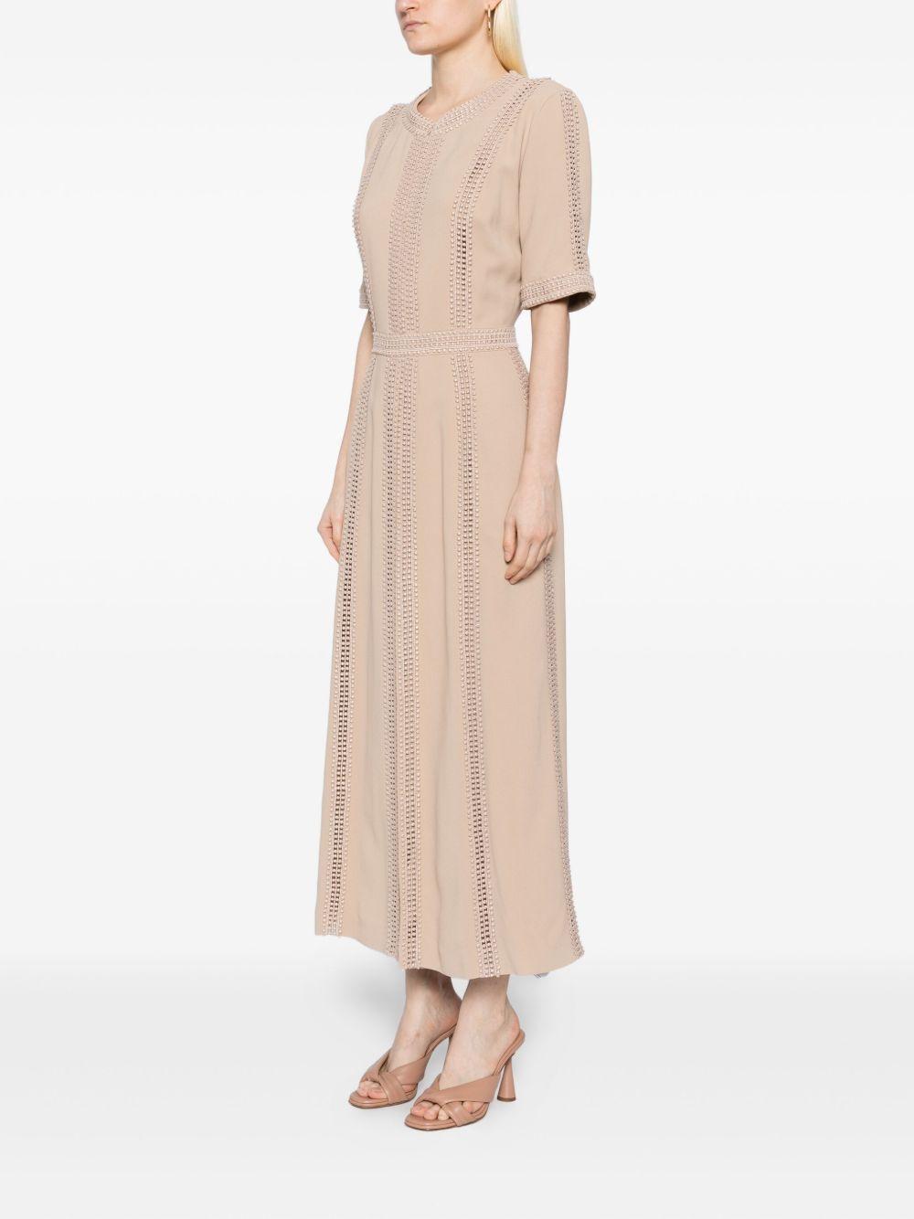 embellished-trim dress Product Image