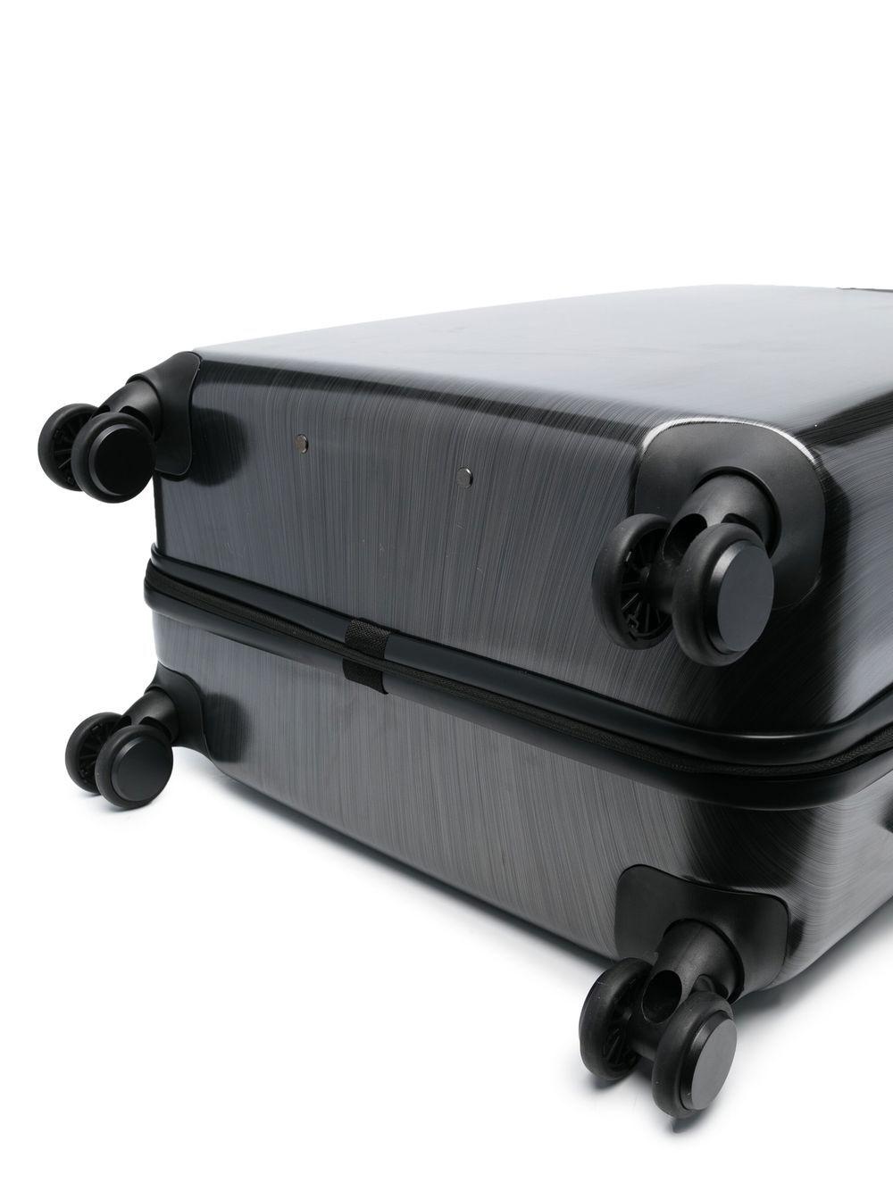 debossed-monogram four wheel suitcase Product Image