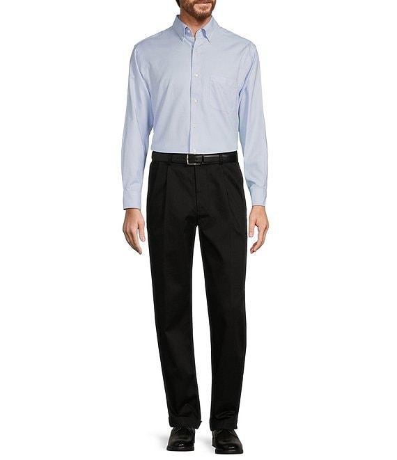 Roundtree & Yorke TravelSmart Ultimate Performance Classic Fit Pleated Non-Iron Chino Pants Product Image