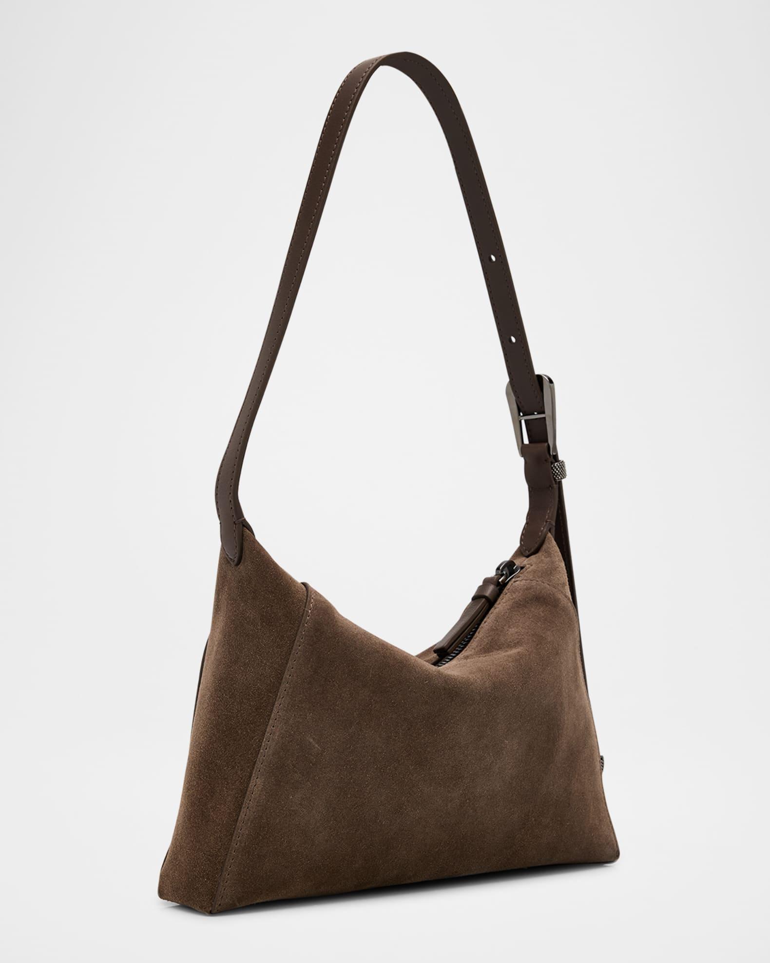 Monili Zip Leather Shoulder Bag Product Image