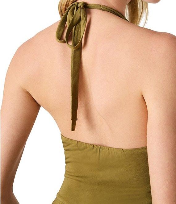 Steve Madden Hazel Halter Neck Sleeveless Midi Dress Product Image