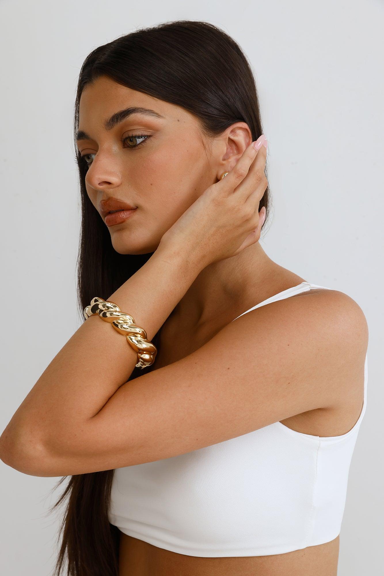 Arabella Bangle Gold Product Image