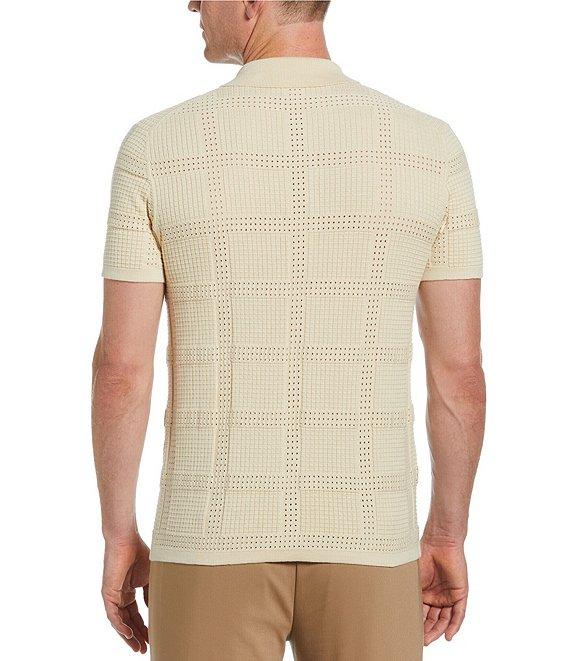 Perry Ellis Knit Short Sleeve Sweater Shirt Product Image