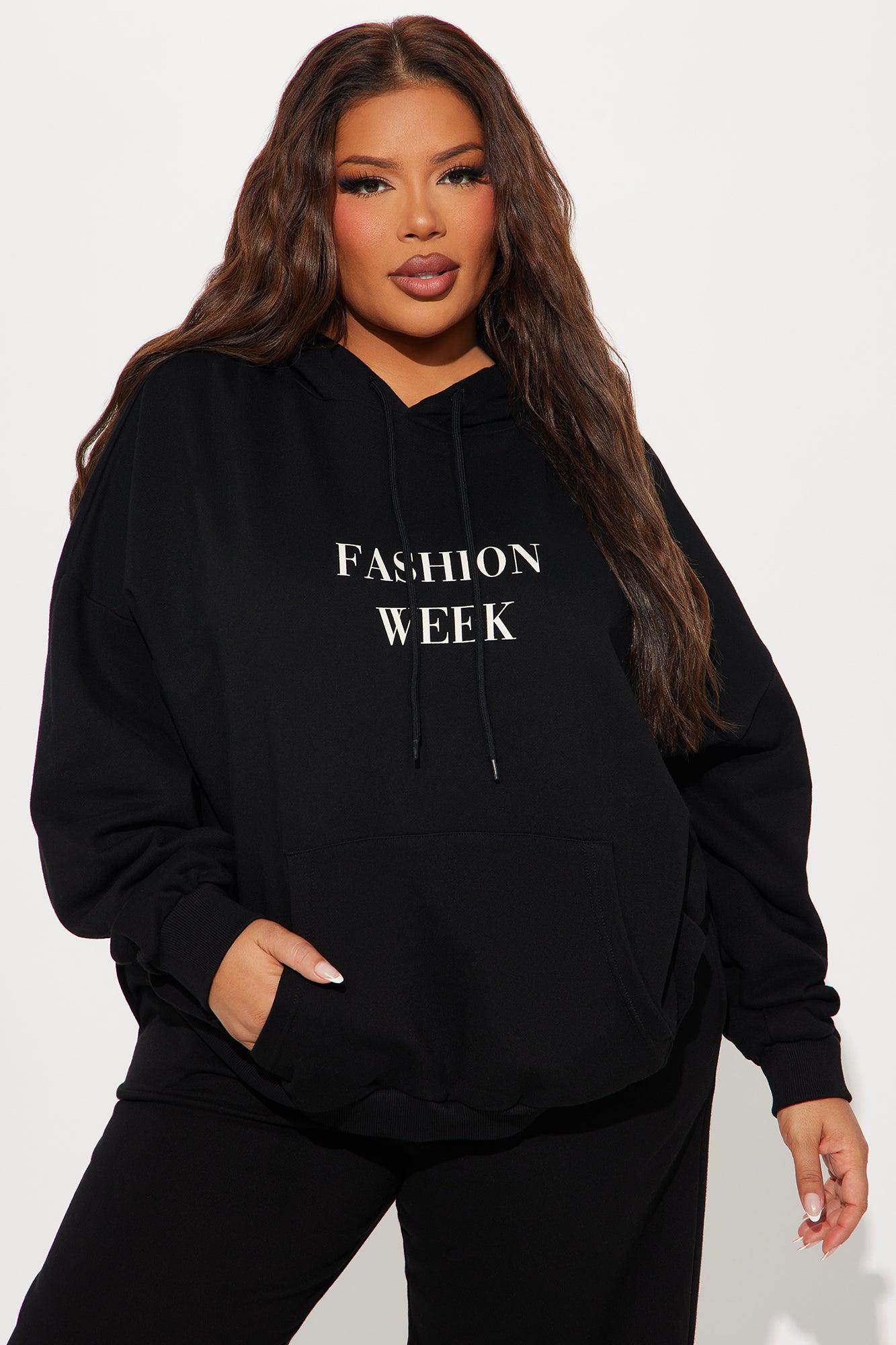 Fashion Week Sweatsuit Set - Black Product Image