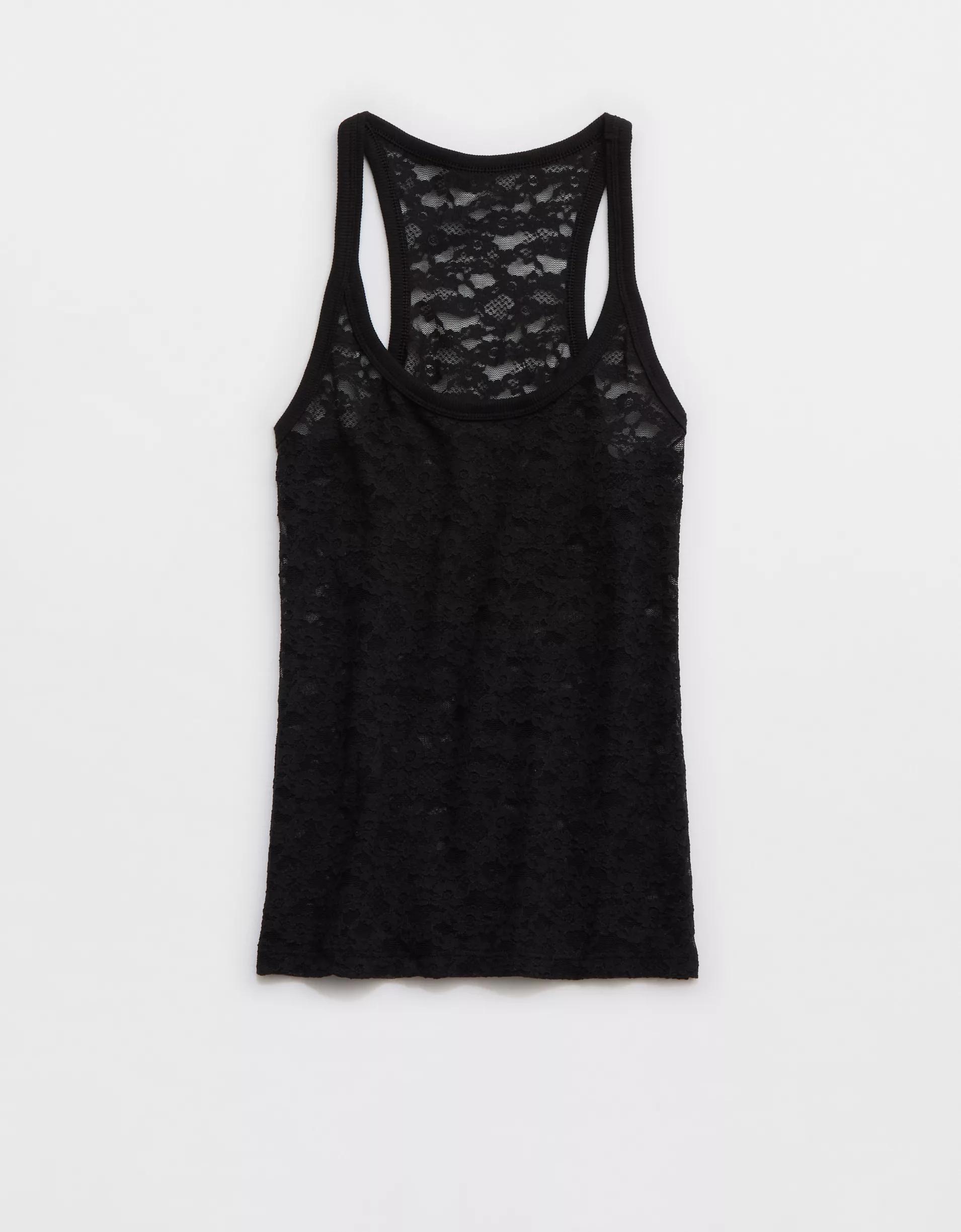Aerie Easy Does It Vintage Lace Tank Top Women's Product Image