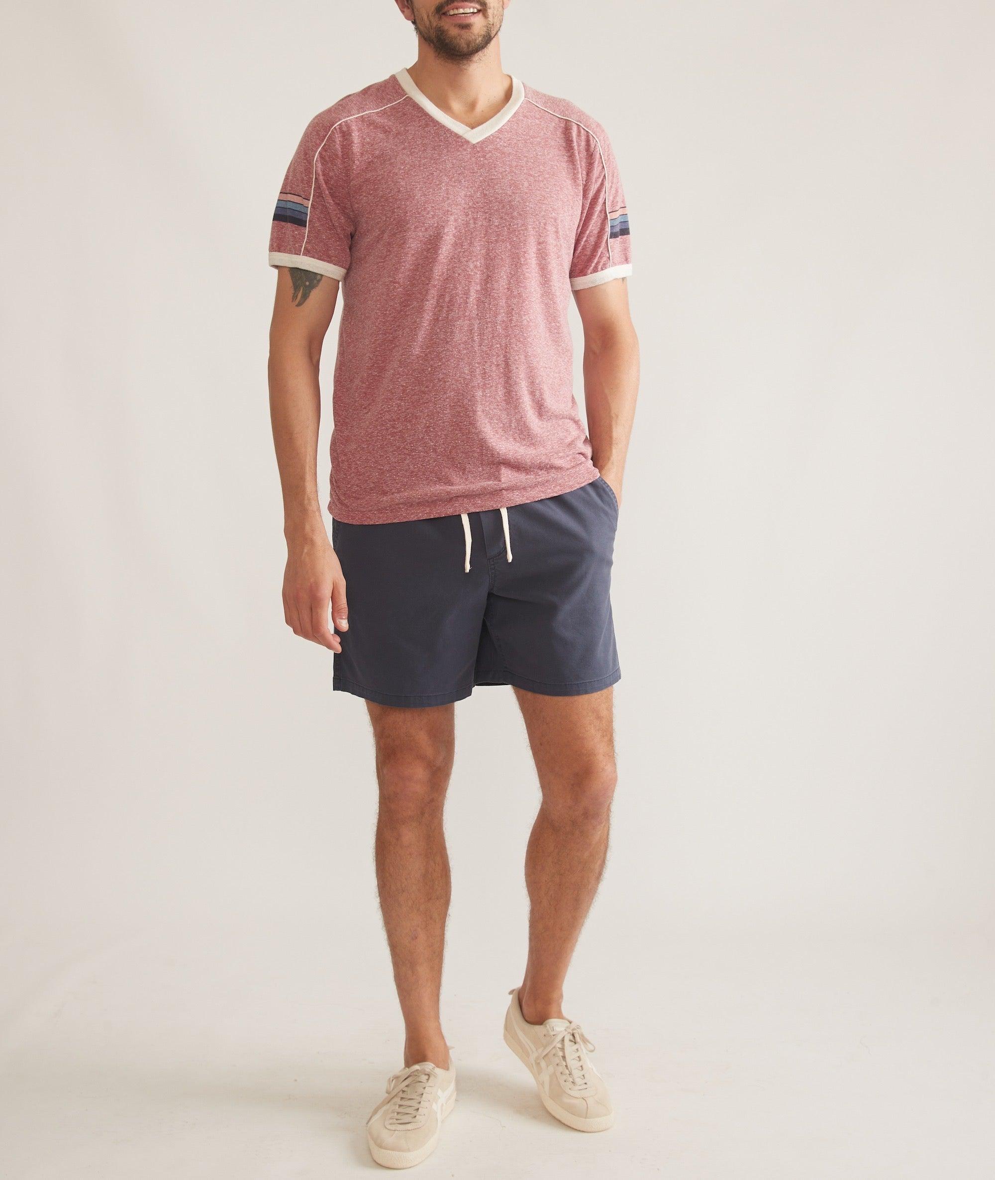 Varsity V Neck Tee Product Image