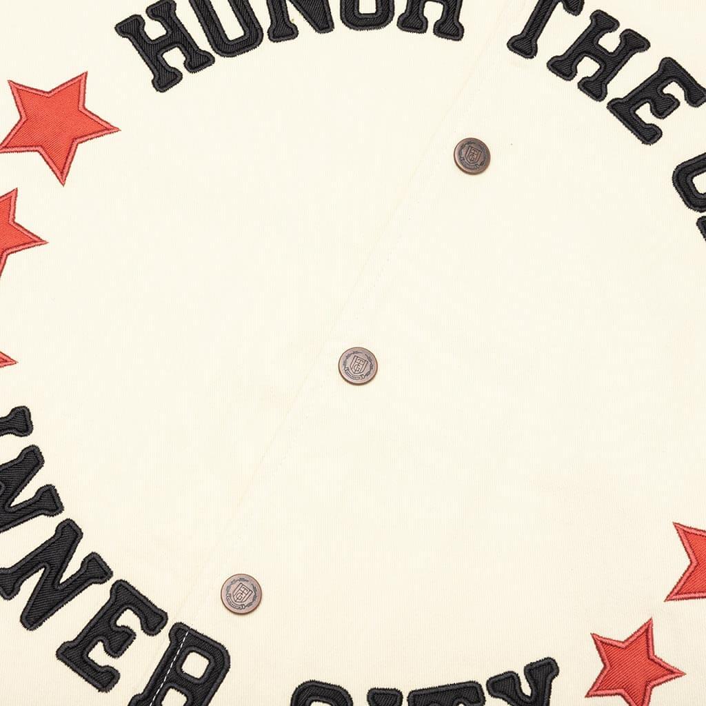 Tradition S/S Snap Up - Bone Male Product Image