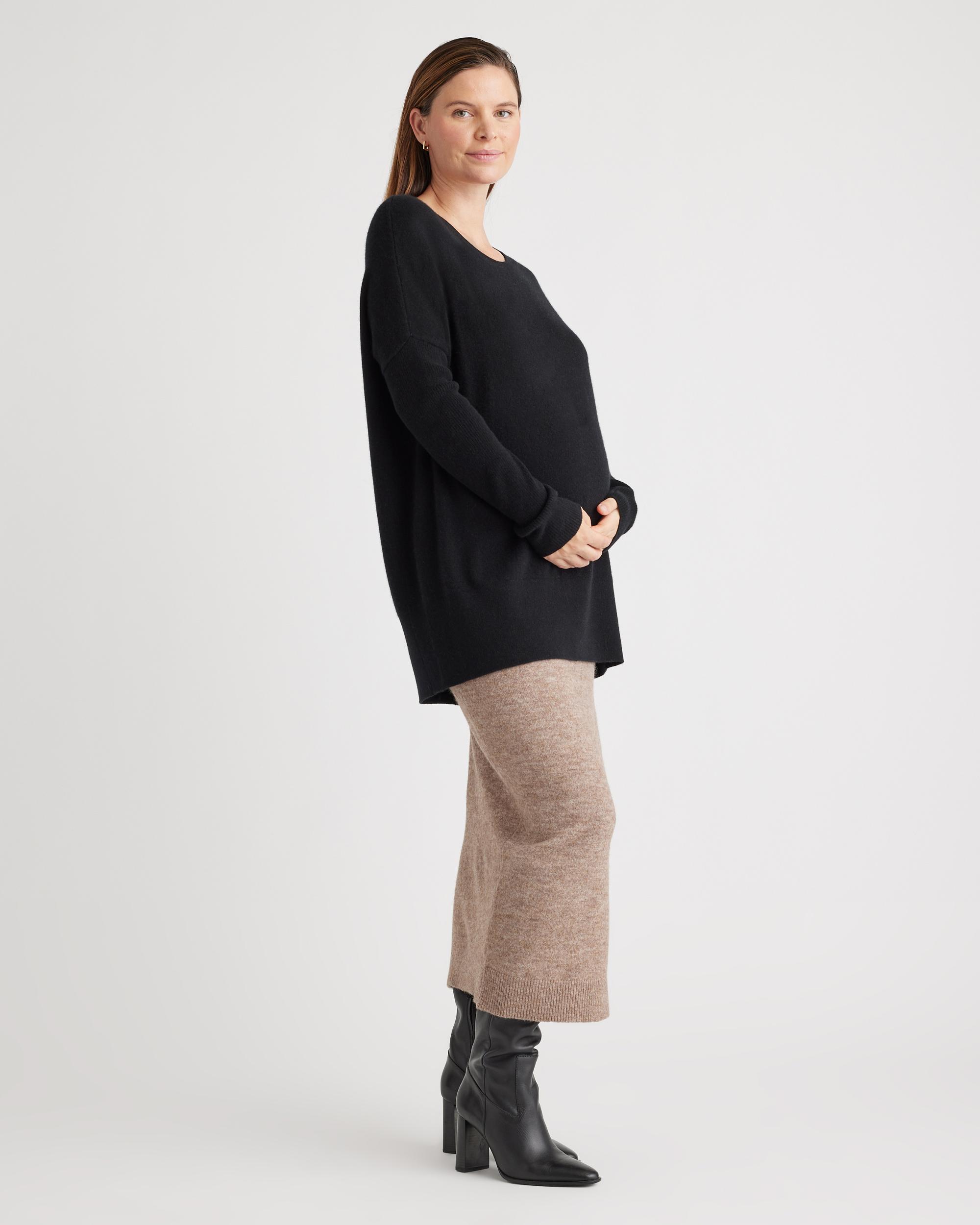 Quince | Women's Mongolian Cashmere Maternity Oversized Batwing Sweater Size XS Product Image