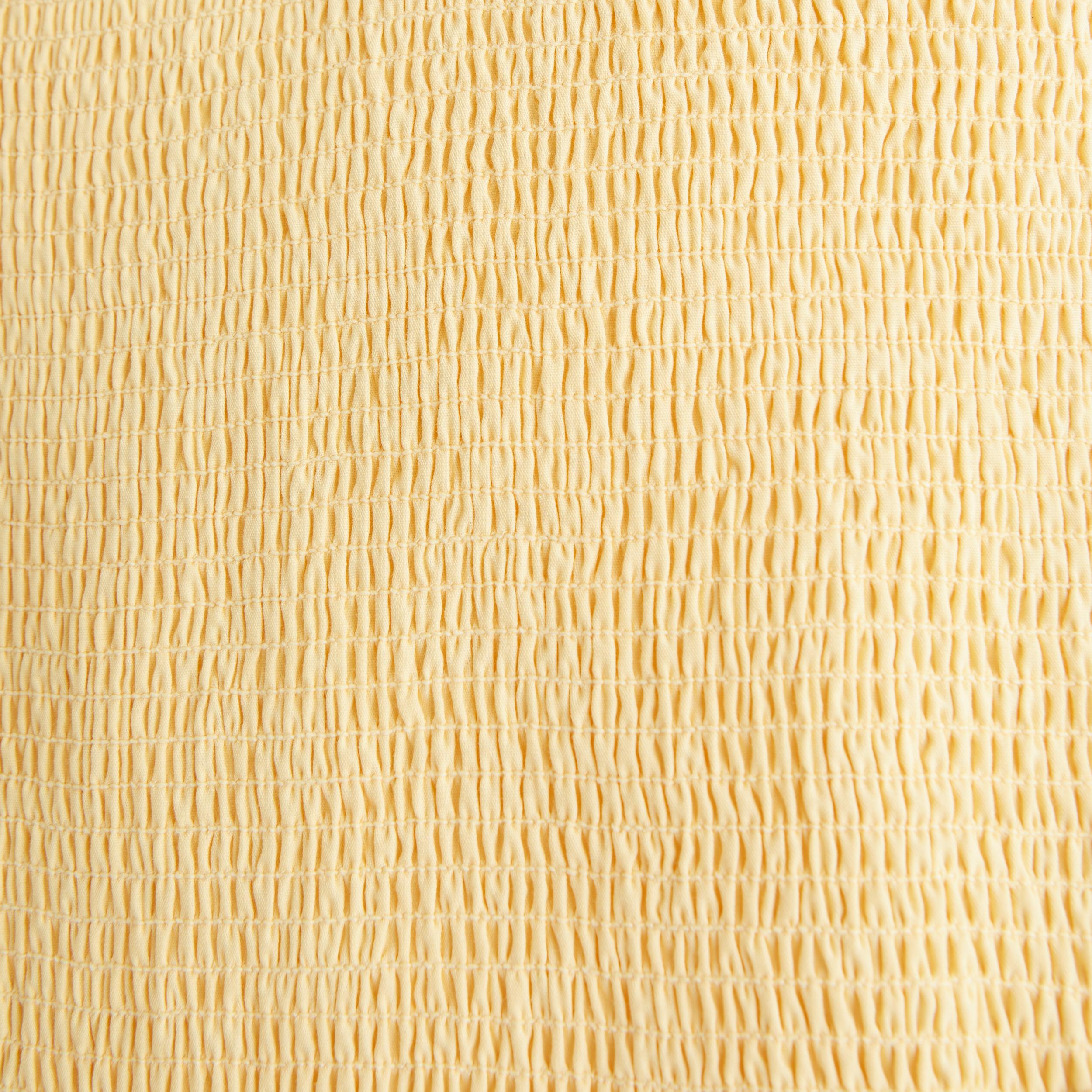 Dipped-Waist Smocked Midi Dress Product Image