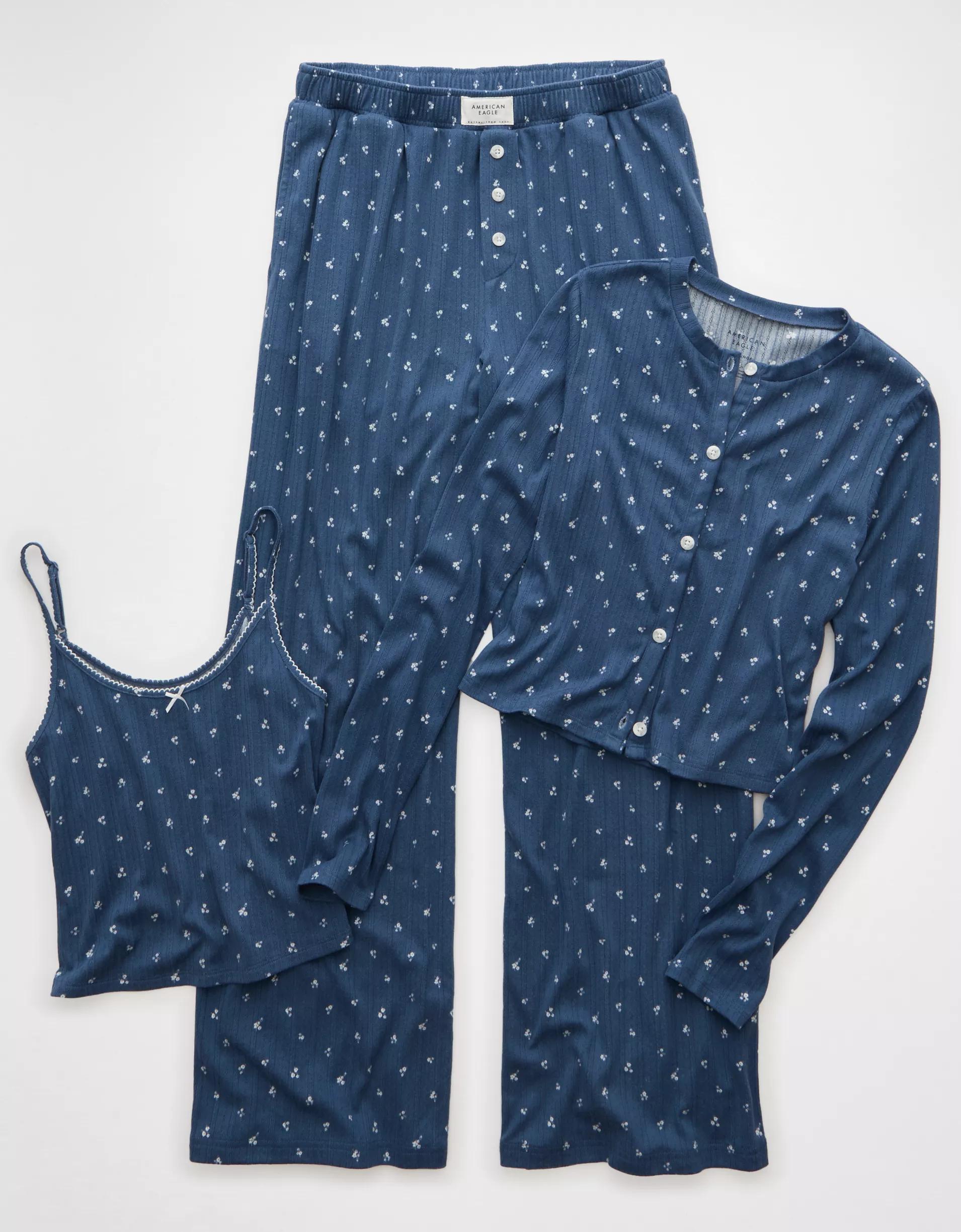 AE Pointelle 3-Piece PJ Set Product Image