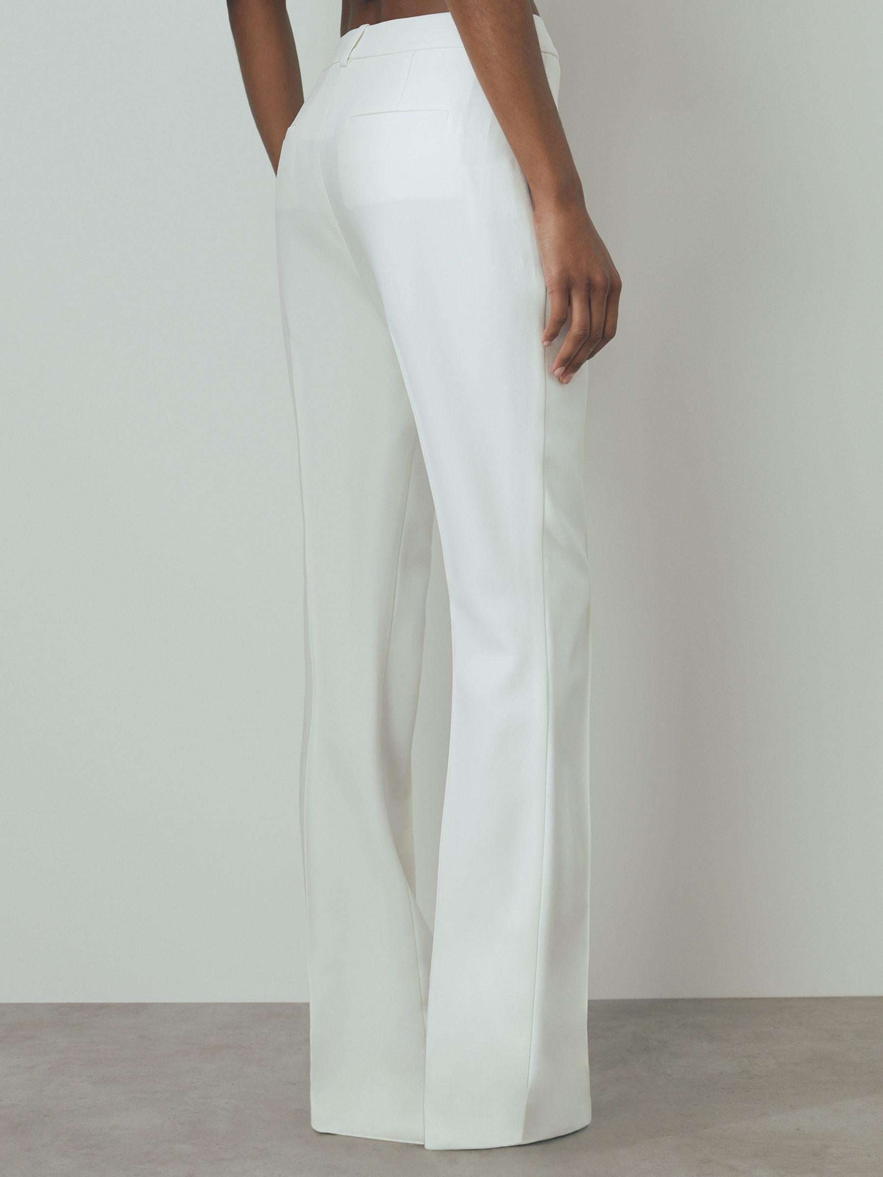 Atelier Slim Flared Suit Trousers in Ivory Product Image