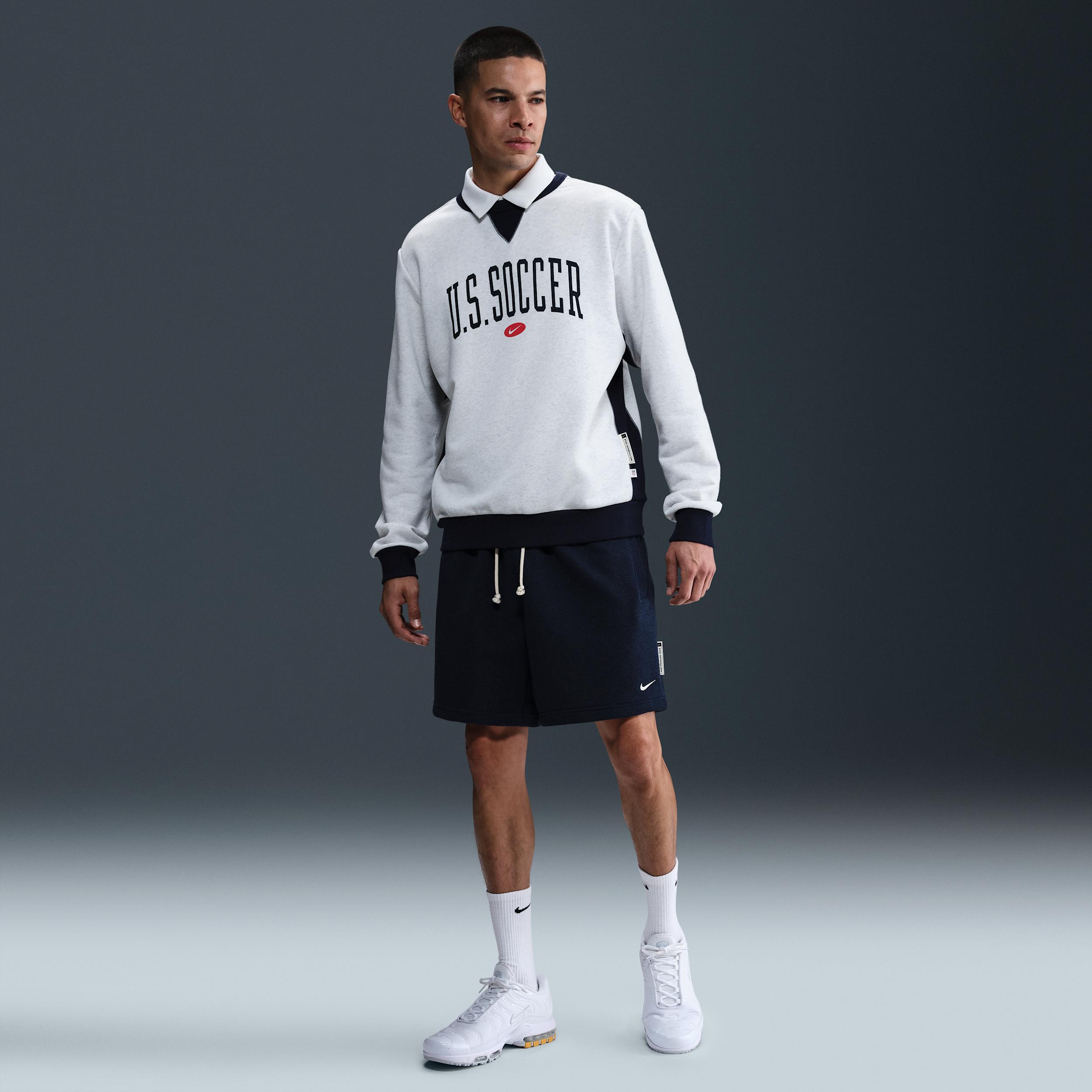 USMNT Standard Issue Nike Mens Dri-FIT Soccer Crew-Neck Sweatshirt | HM9207-051 Product Image