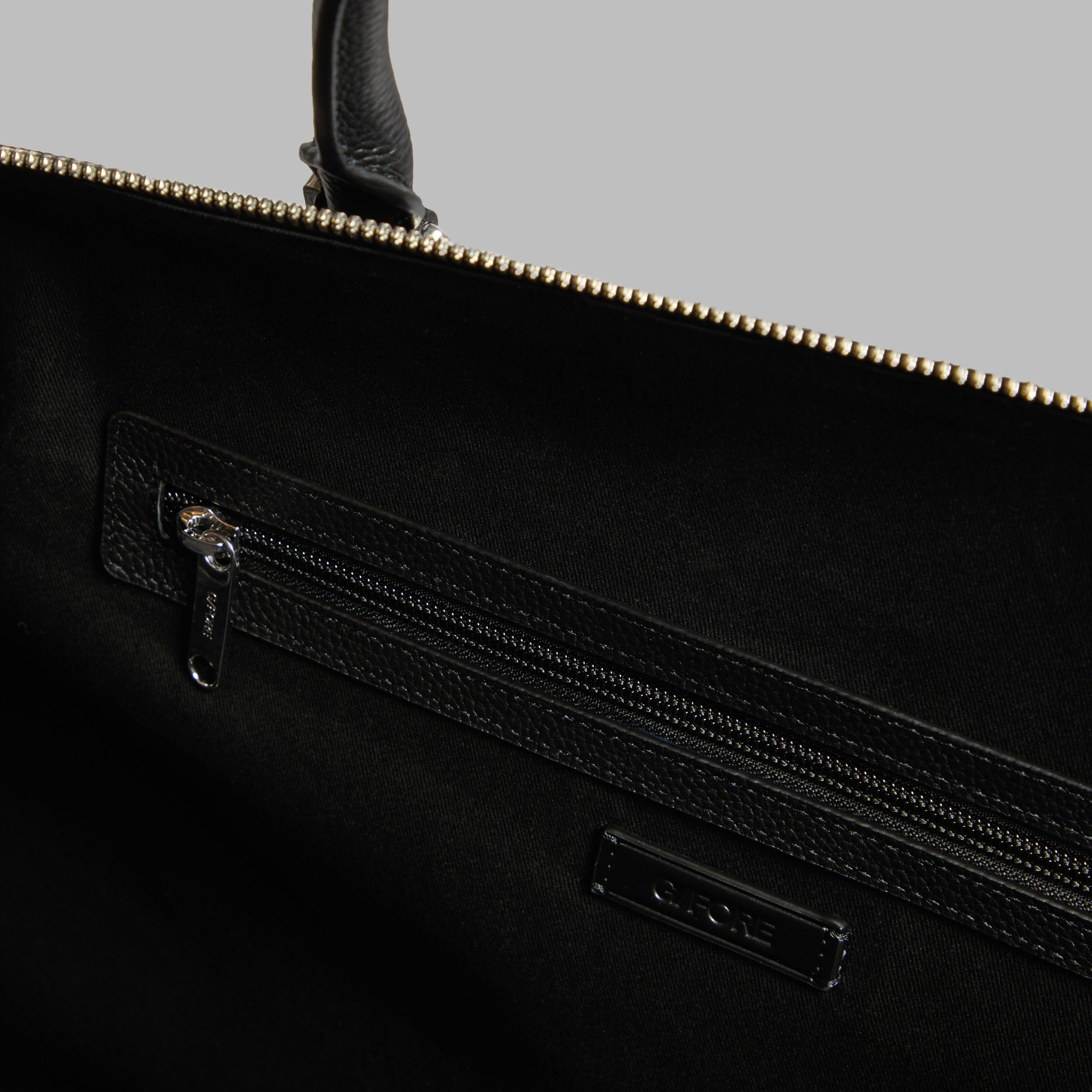 EMBOSSED SKULL & TEES LEATHER WEEKENDER Product Image