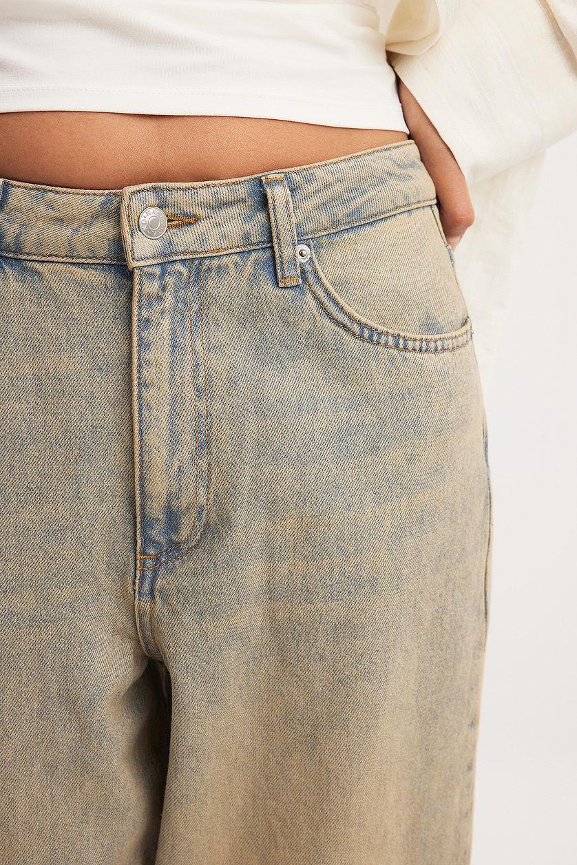 Loose Low Waist Long Jeans Product Image