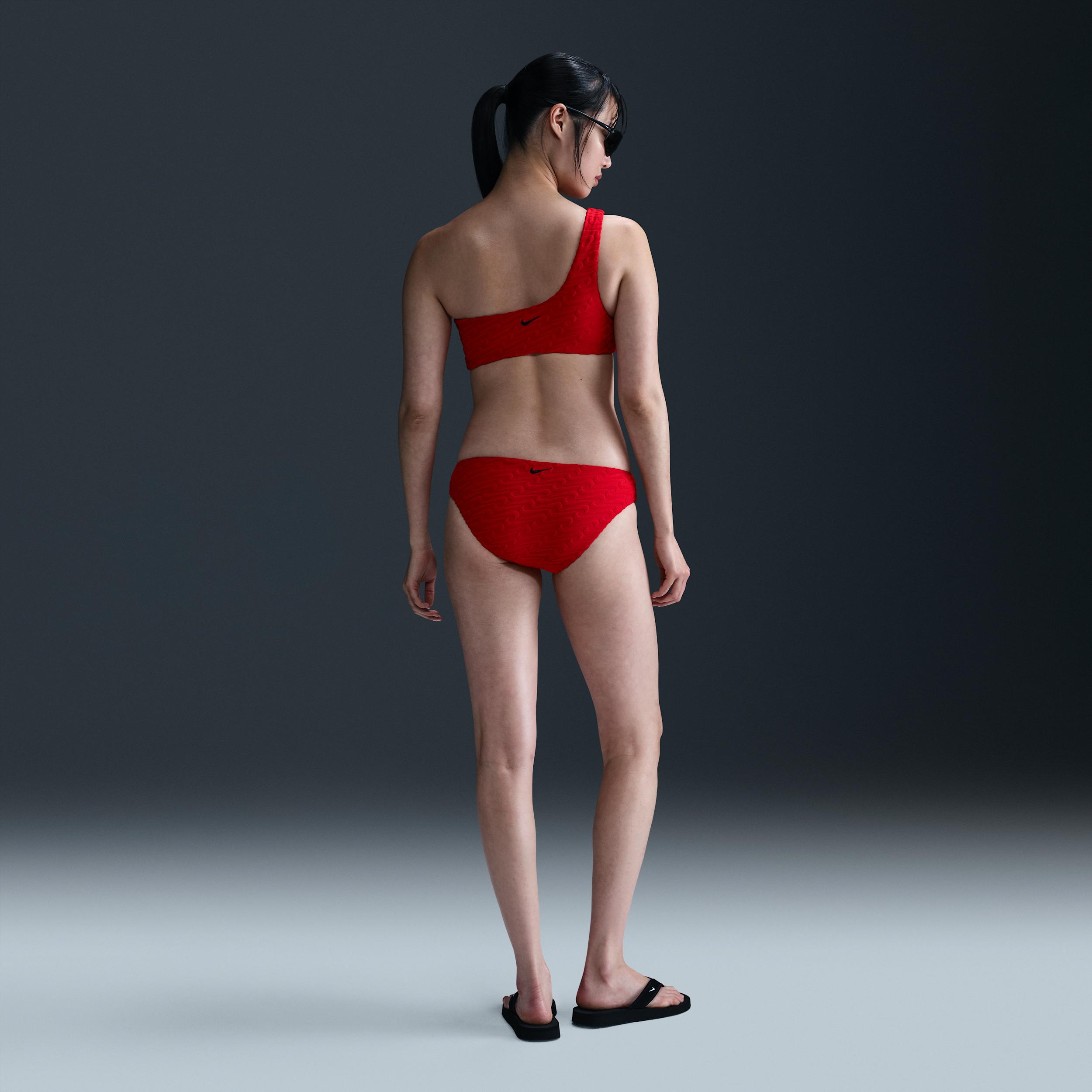 Nike Womens Swim Swoosh Link Terry Hipster Bikini Bottom | NESSF256-614 Product Image