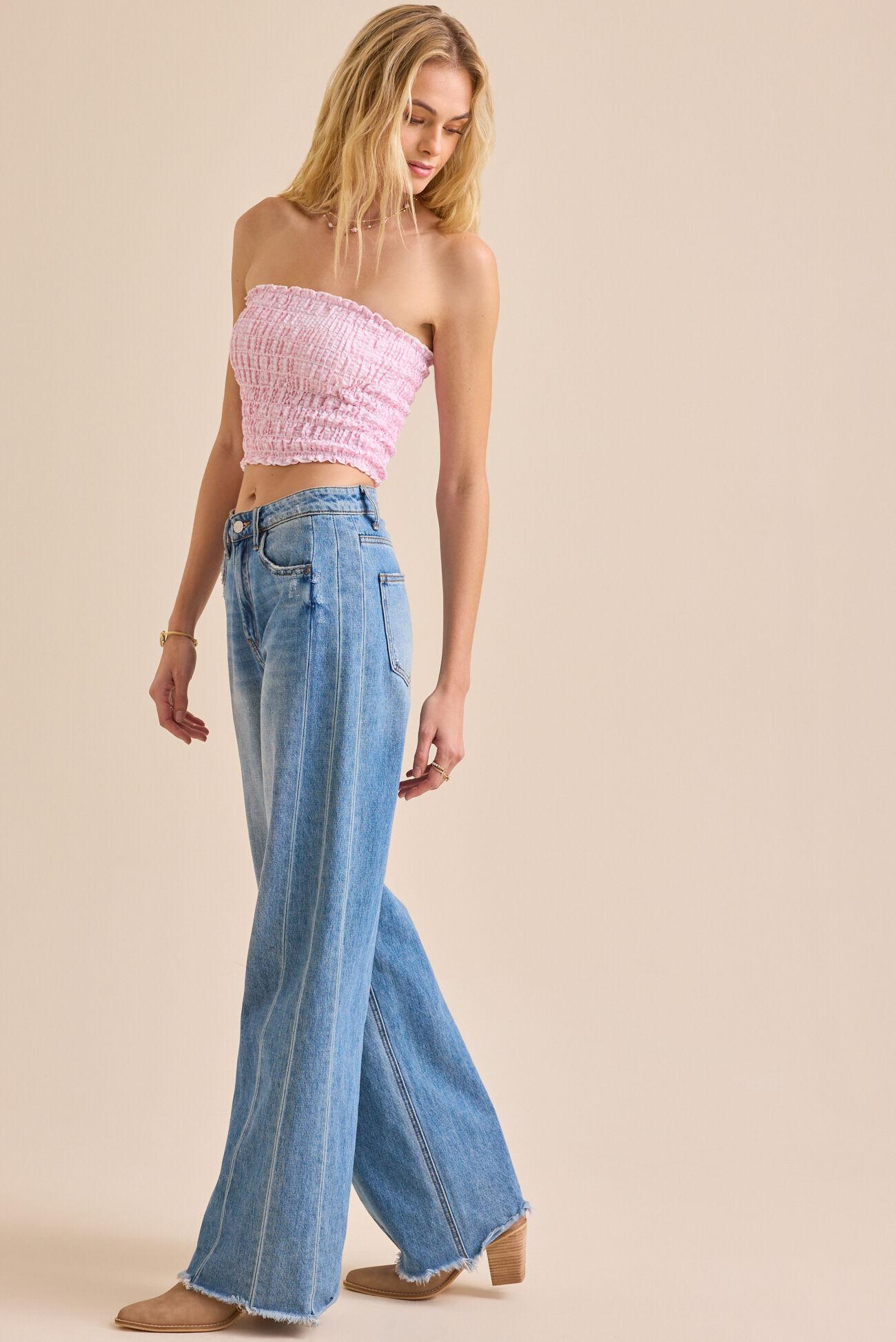 Karis Gingham Tube Top Product Image