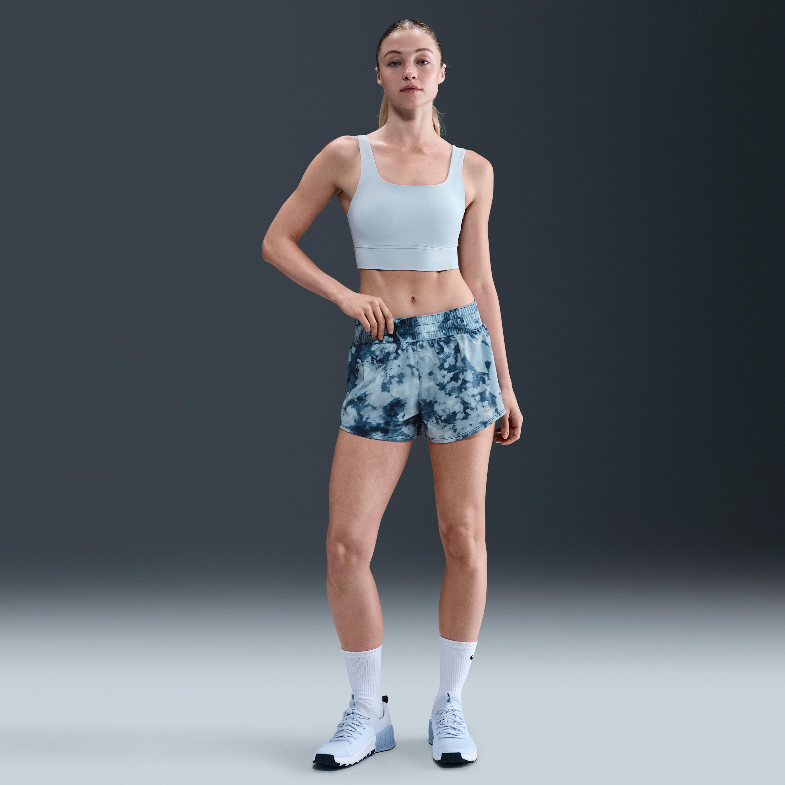 Nike Womens Zenvy Medium-Support Padded Longline Sports Bra | DO6619-441 Product Image