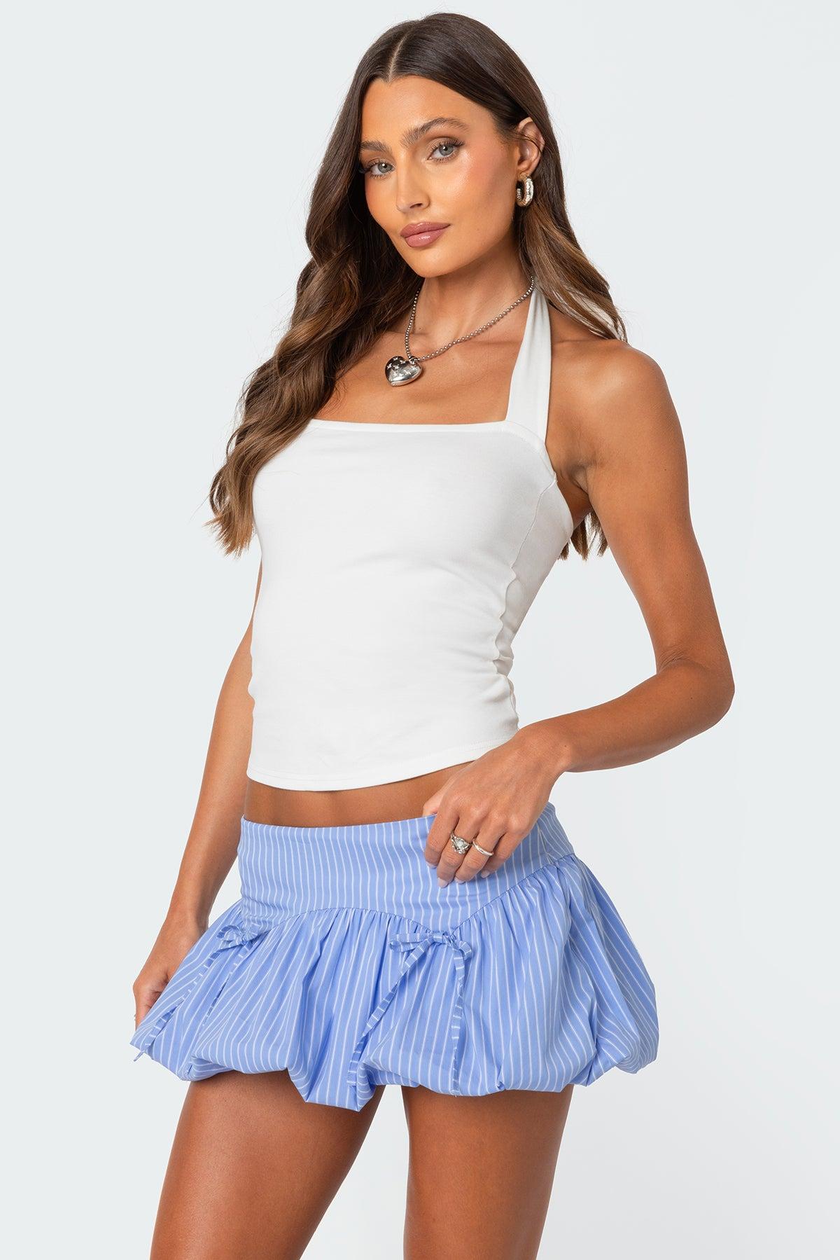Marisol Straight Neck Halter Top Product Image