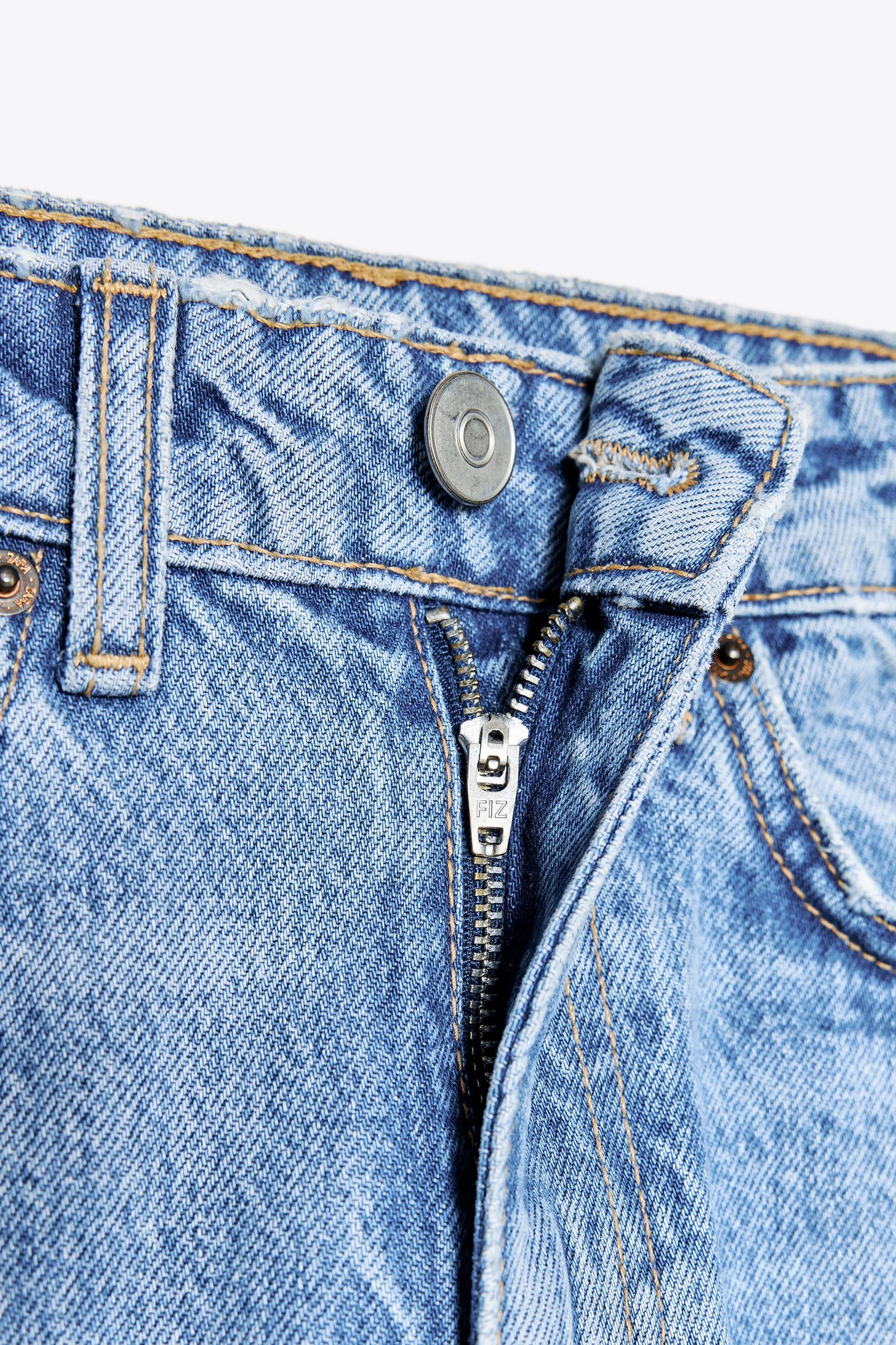 HIGH-WAISTED TRF MOM FIT JEANS Product Image