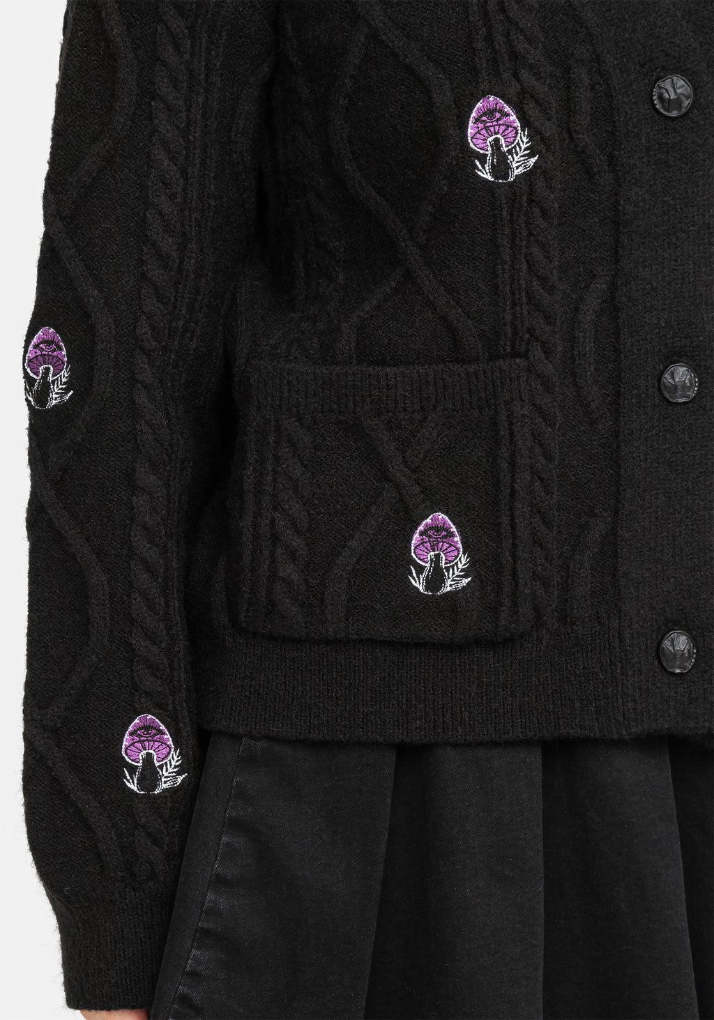 Revelation Mushroom Knit Cardigan Product Image