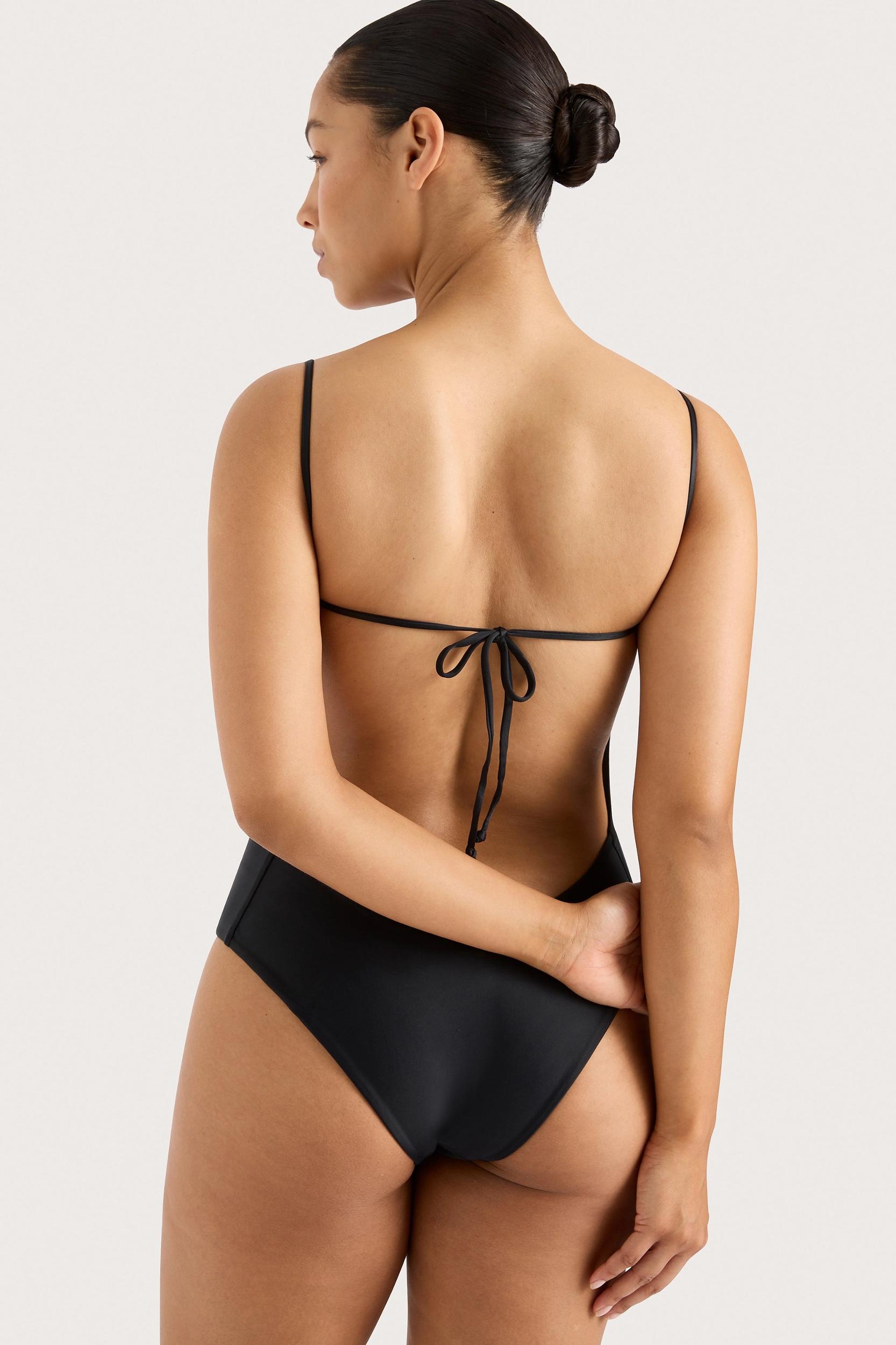 Cabo String One Piece Black - Final Sale Product Image