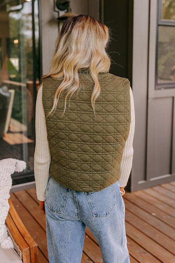 Evergreen Bliss Quilted Vest Product Image