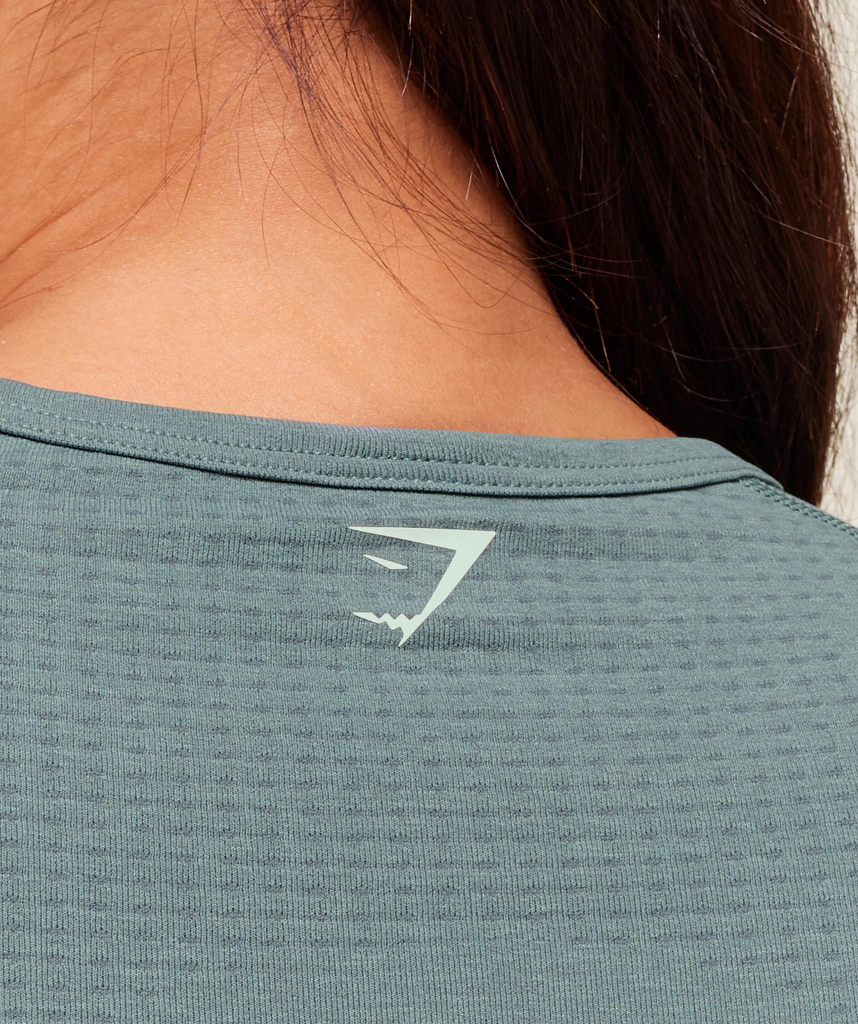 Gymshark Vital Crop Top - Celeste Blue Marl Female Product Image