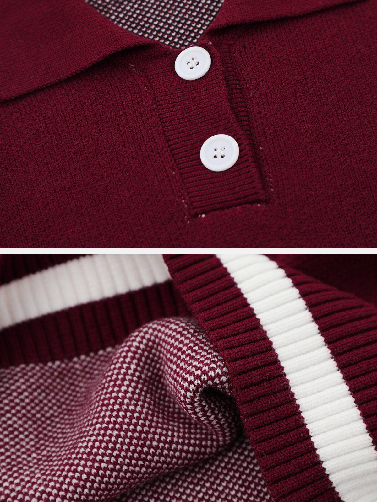 Aelfric Eden Color Blocking Racing Sweater Product Image