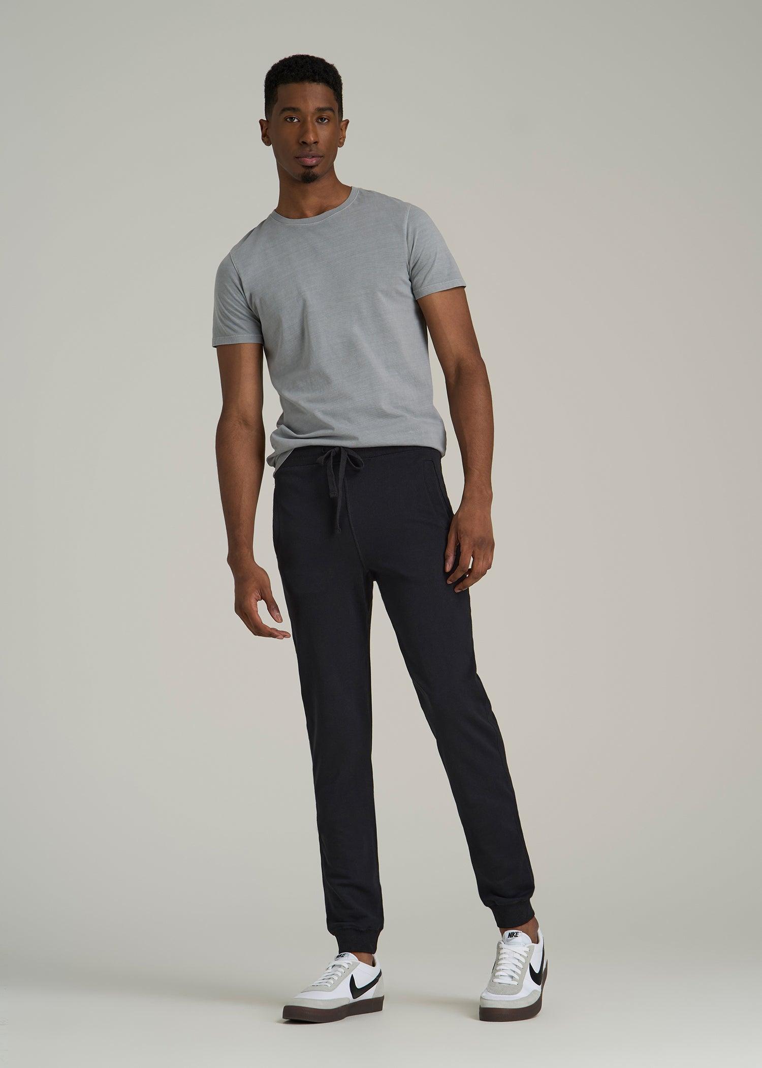 Wearever 2.0 French Terry Joggers for Tall Men in Black Male Product Image